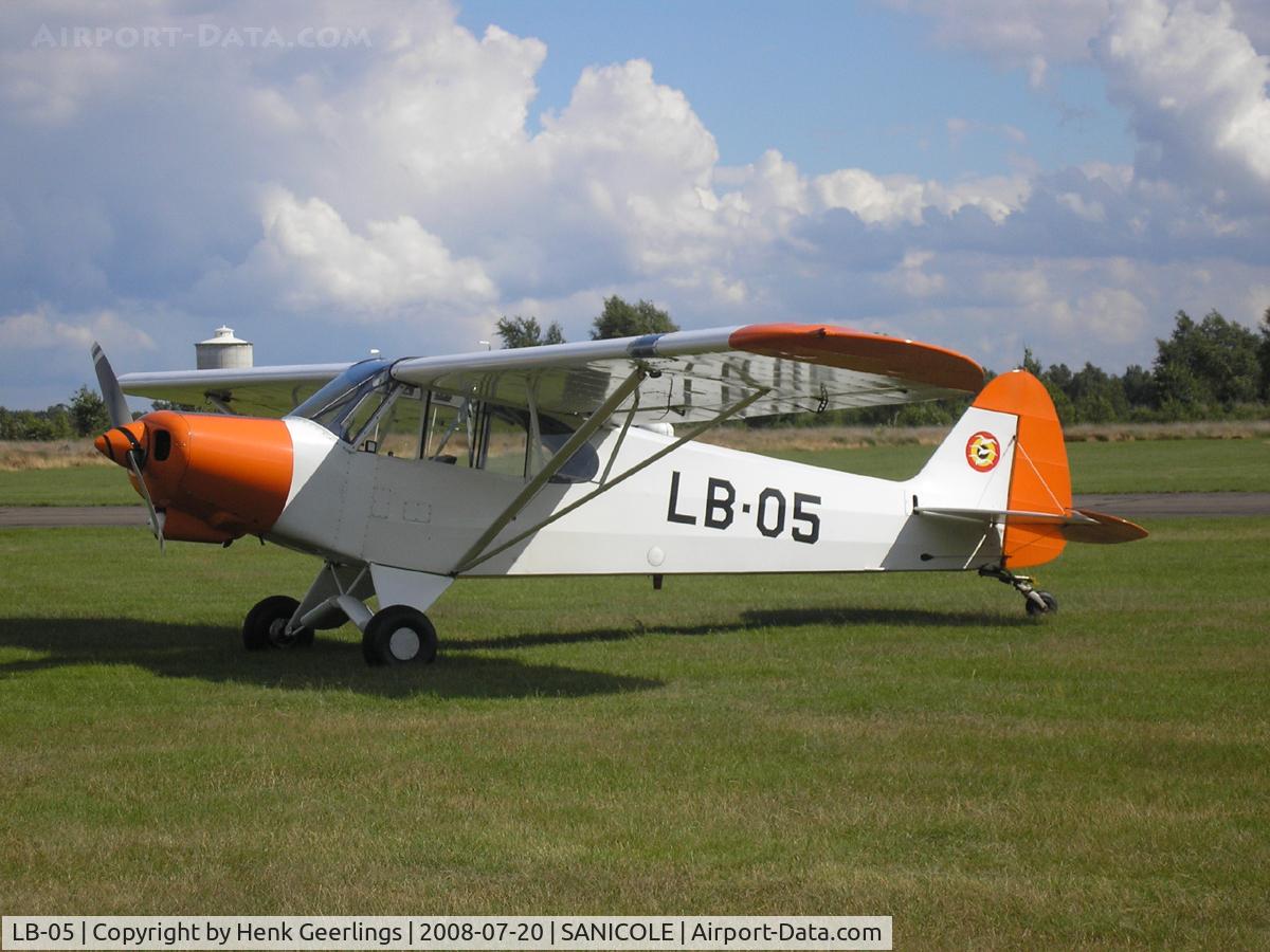LB-05, 1954 Piper L-21B Super Cub (PA-18-135) C/N 18-3844, Sanicole Airshow - Belgium, 20 Jul 08
