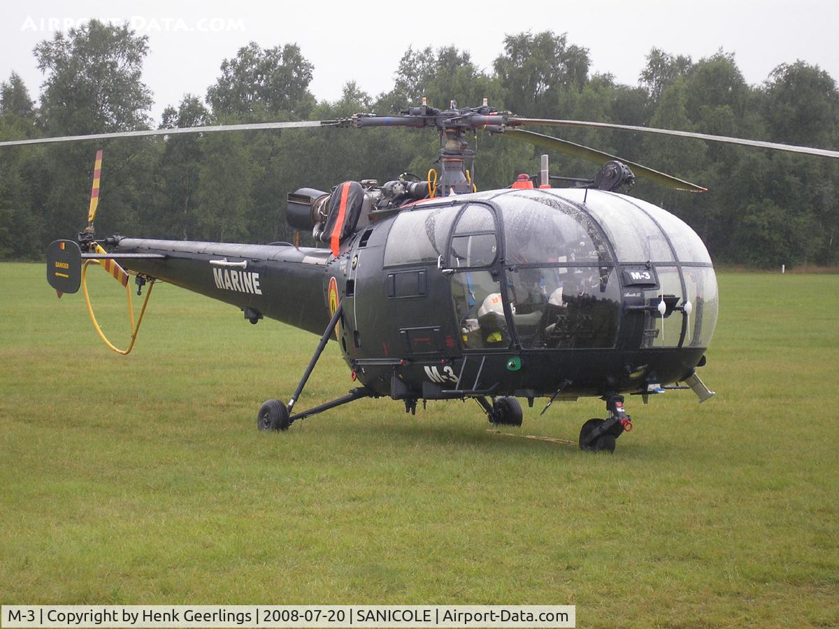 M-3, Aérospatiale SA-316B Alouette III C/N 1817, Sanicole Airshow - Belgium , 20 Jul 08