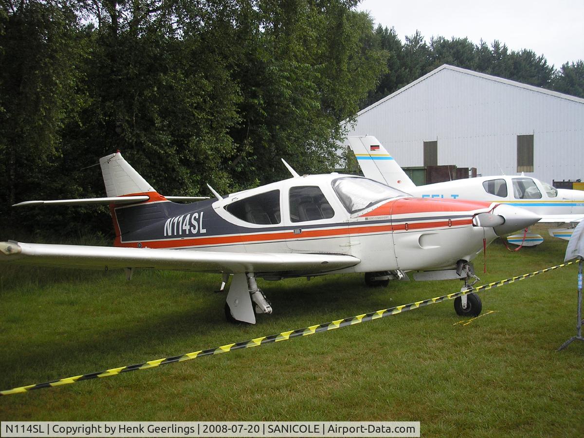 N114SL, Rockwell International 112 Commander C/N 122, Sanicole Airshow - Belgium , 20 Jul 08