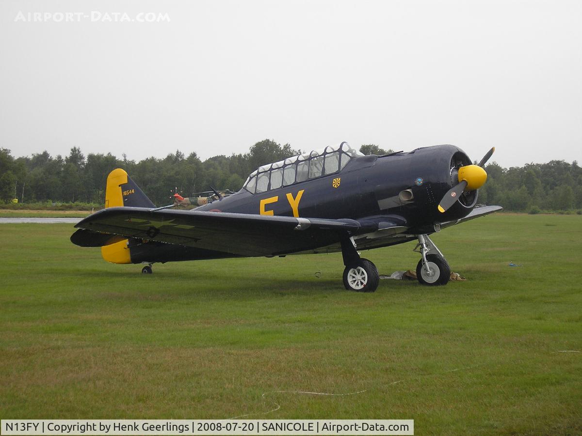 N13FY, 1942 North American AT-6A Texan C/N 78-6922, Sanicole Airshow - Belgium , 20 Jul 08