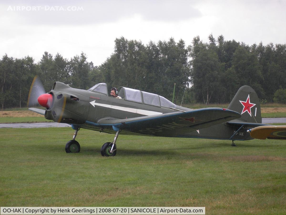 OO-IAK, 1956 Yakovlev Yak-18 C/N 1332019, Sanicole Airshow - Belgium, 20 Jul 08