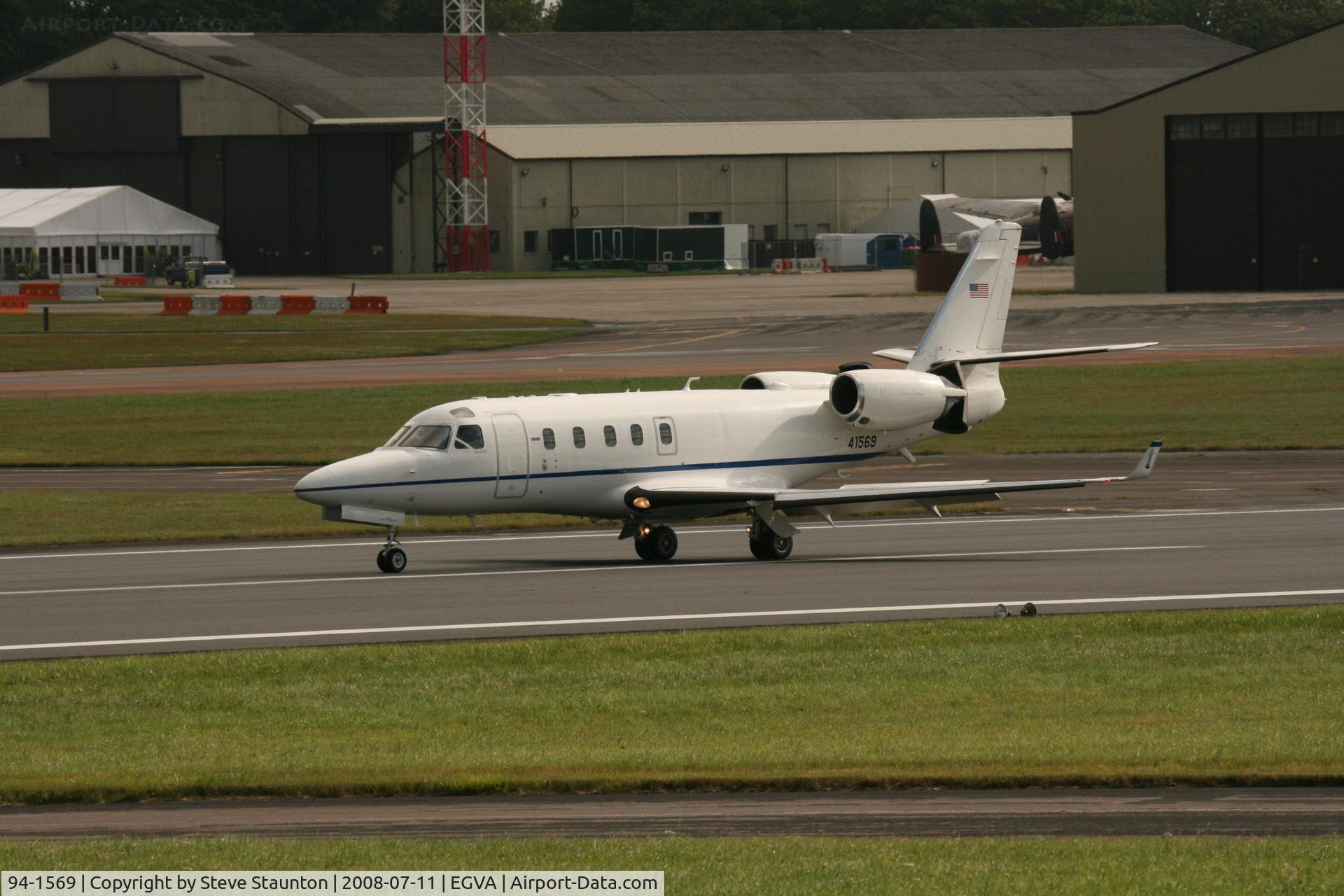 94-1569, 1994 Galaxy Aerospace C-38A Courier C/N 088, Taken at the Royal International Air Tattoo 2008 during arrivals and departures (show days cancelled due to bad weather)