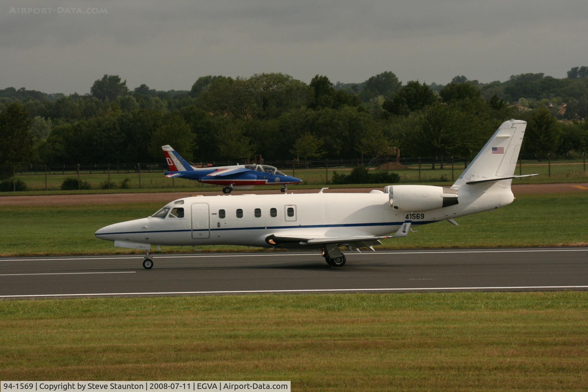 94-1569, 1994 Galaxy Aerospace C-38A Courier C/N 088, Taken at the Royal International Air Tattoo 2008 during arrivals and departures (show days cancelled due to bad weather)