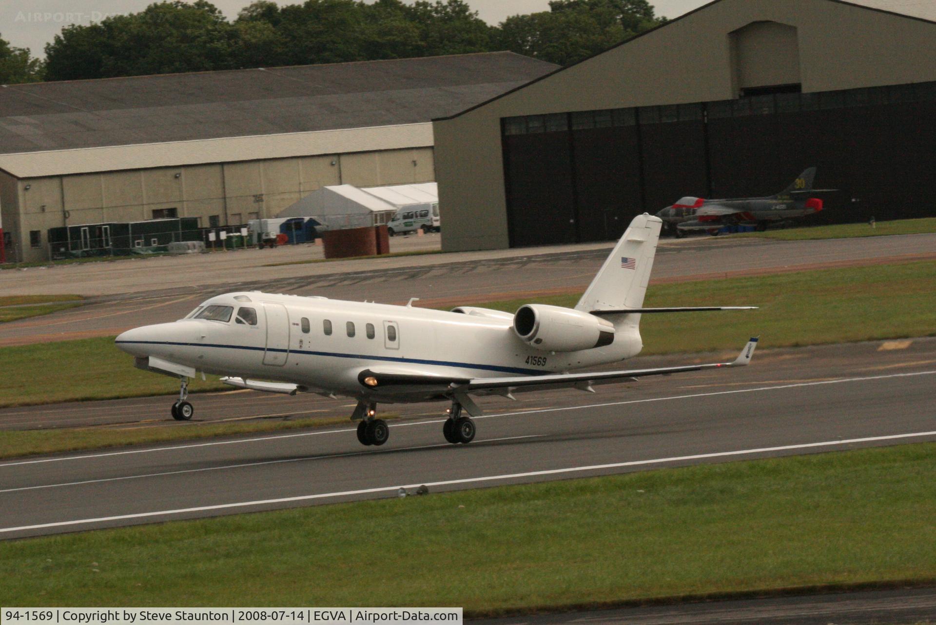 94-1569, 1994 Galaxy Aerospace C-38A Courier C/N 088, Taken at the Royal International Air Tattoo 2008 during arrivals and departures (show days cancelled due to bad weather)