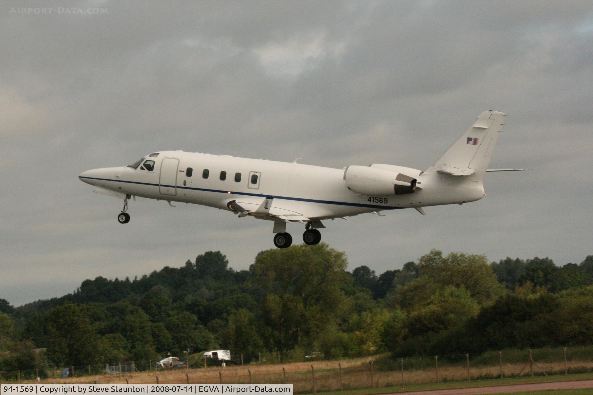 94-1569, 1994 Galaxy Aerospace C-38A Courier C/N 088, Taken at the Royal International Air Tattoo 2008 during arrivals and departures (show days cancelled due to bad weather)