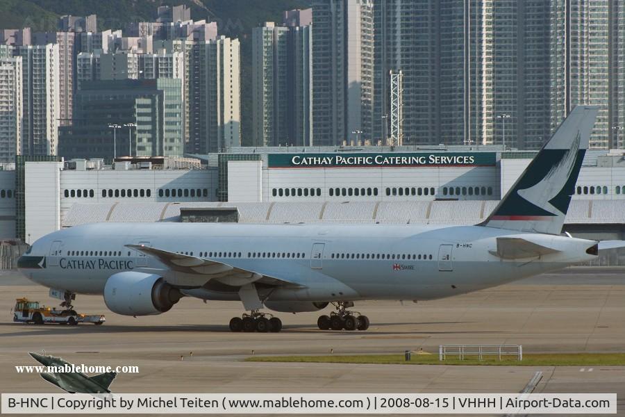 B-HNC, Boeing 777-267 C/N 27263, Cathay Pacific