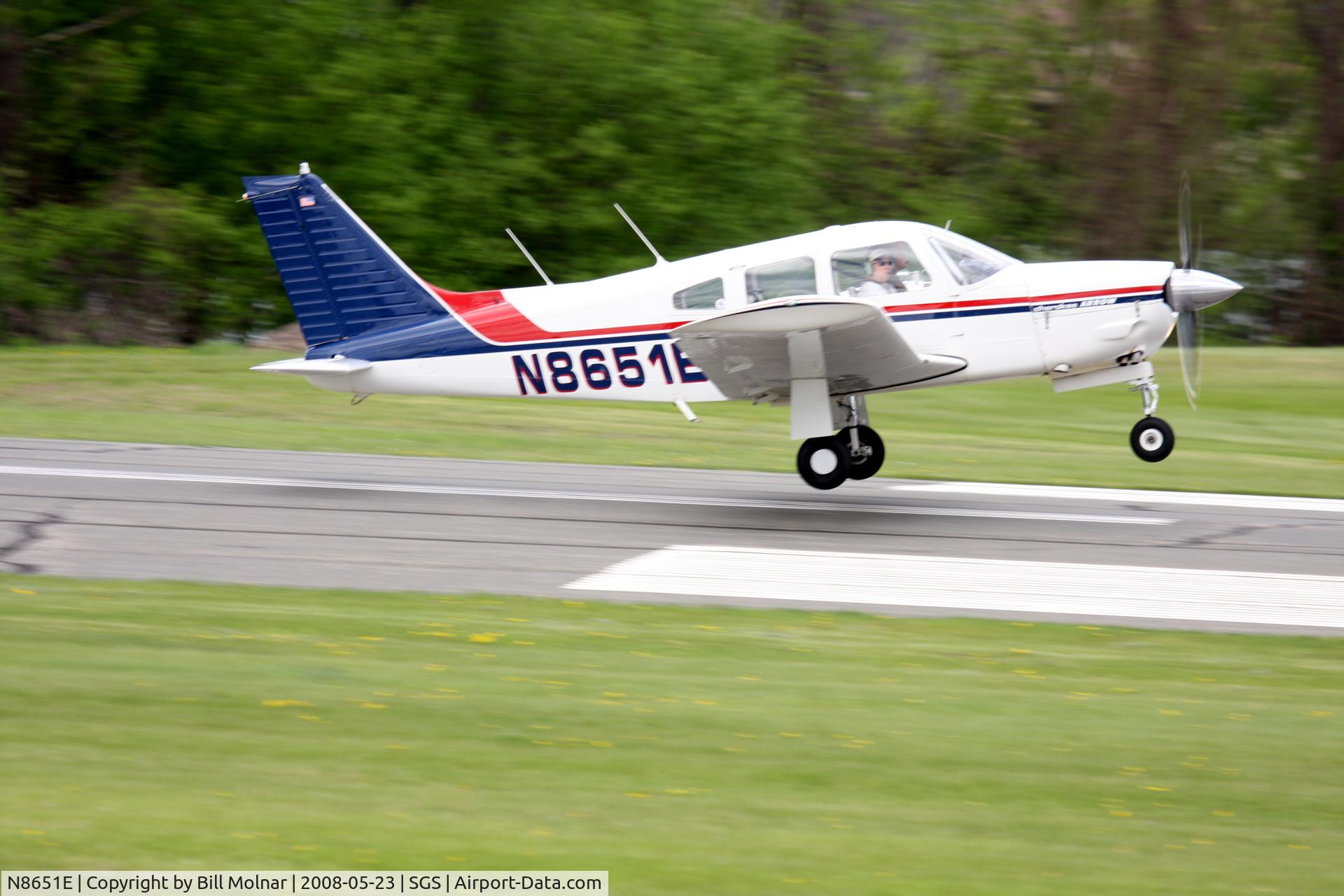 N8651E, 1976 Piper PA-28R-200 Arrow II C/N 28R-7635193, SGS 5/08