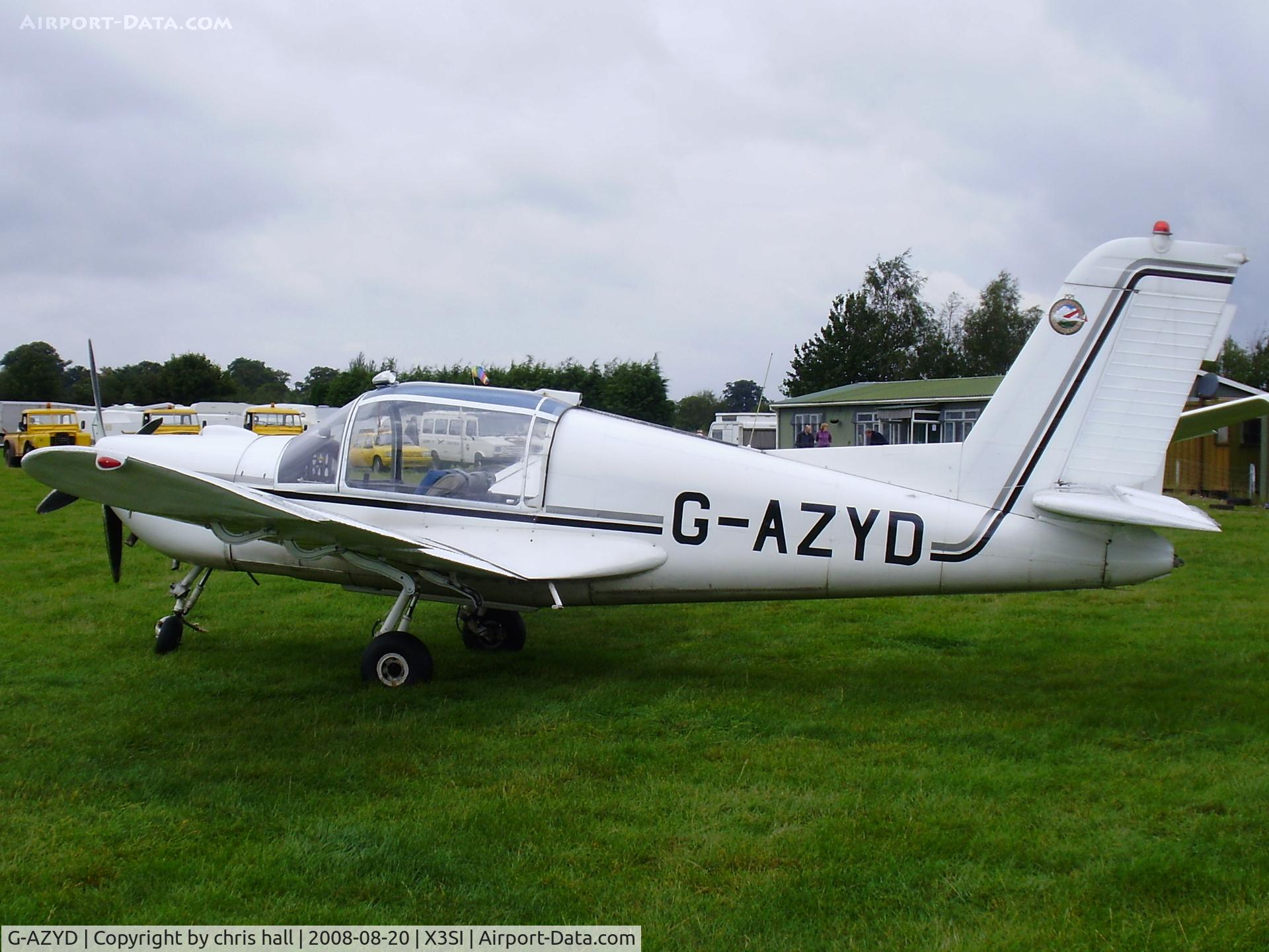 G-AZYD, 1966 Socata MS-893A Rallye Commodore 180 C/N 10645, Staffordshire Gliding Club, Seighford Airfield