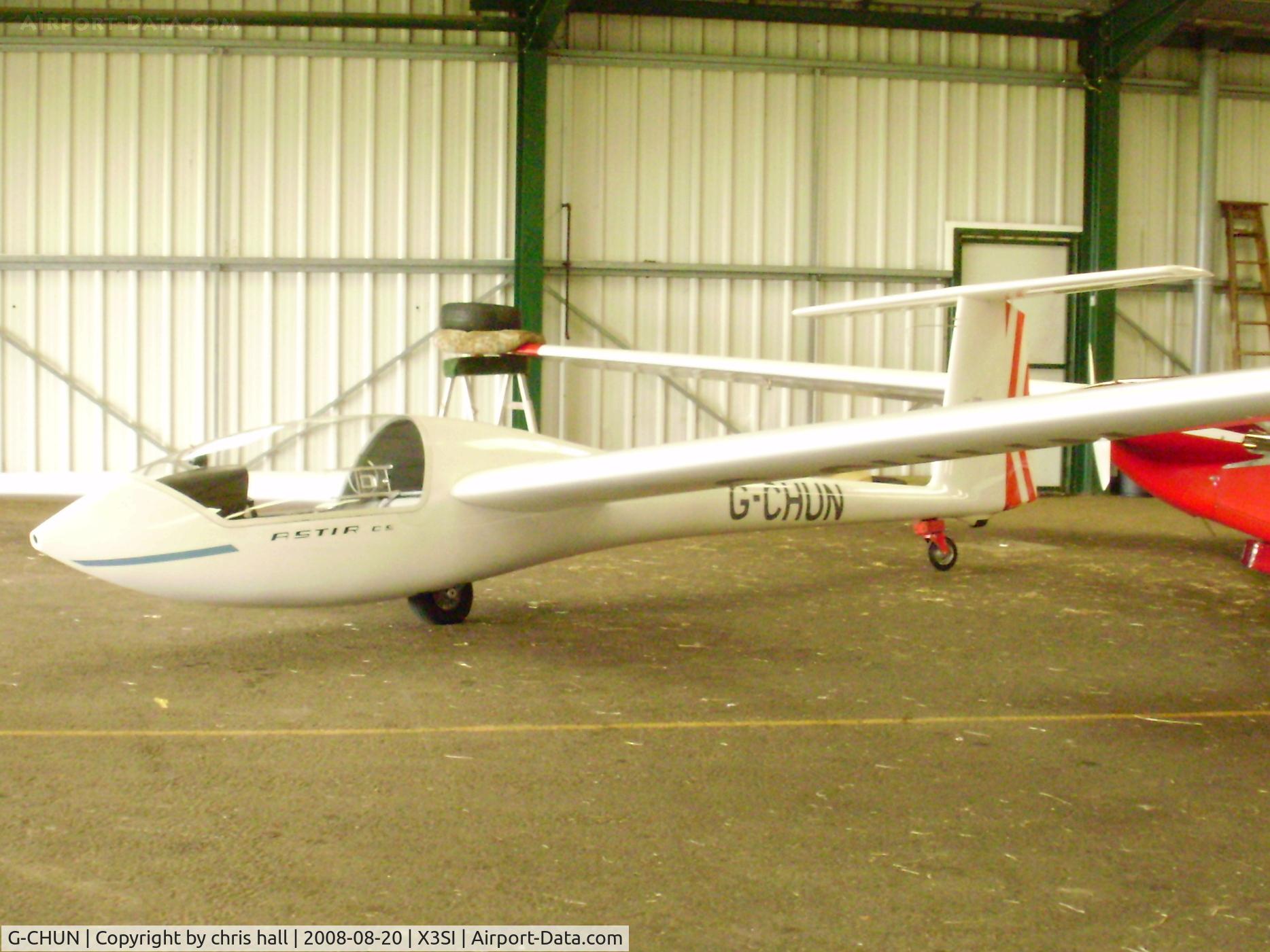 G-CHUN, 1978 Grob G-102 Astir CS Jeans C/N 2089, GROB G102 ASTIR CS JEANS, Staffordshire Gliding Club, Seighford Airfield