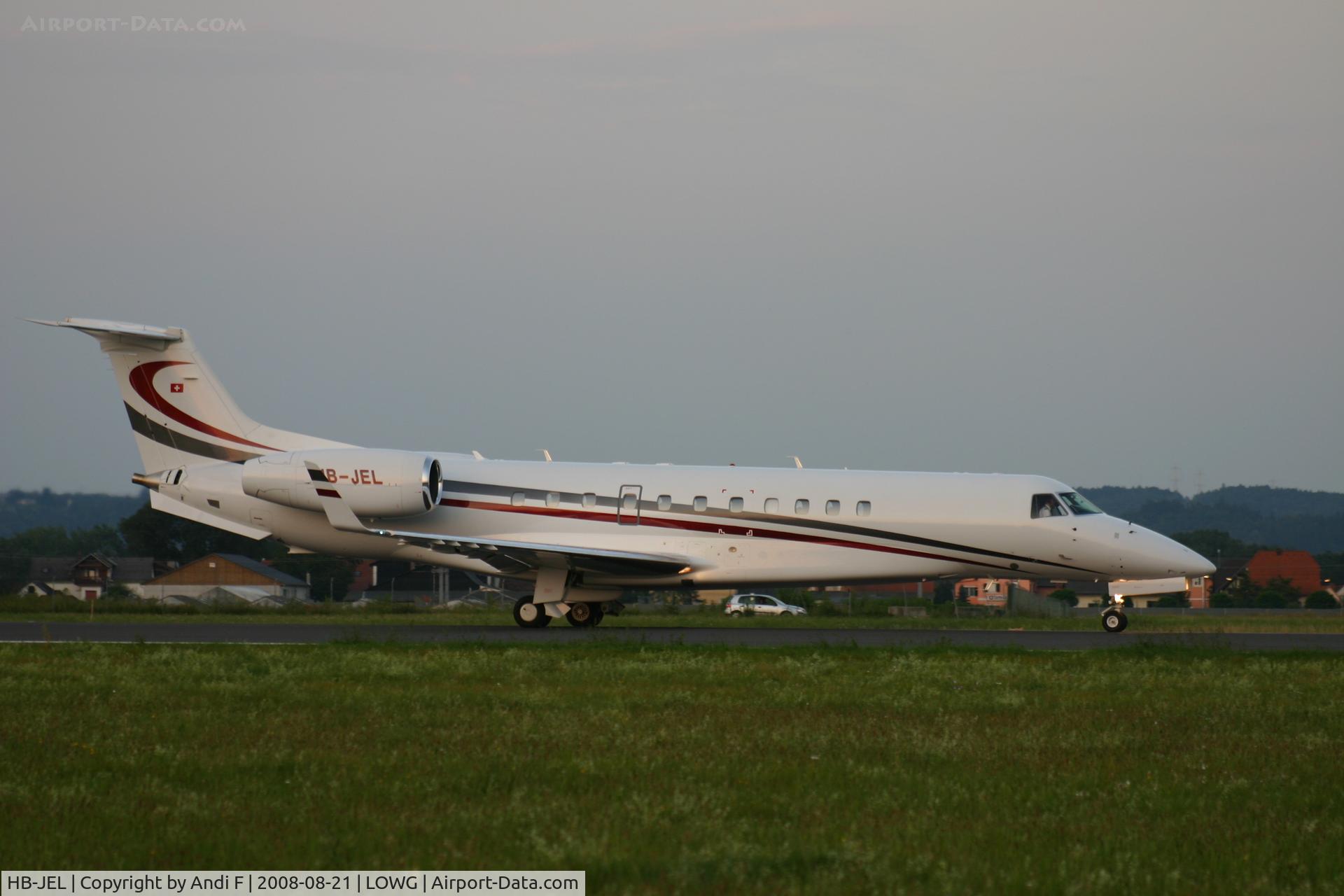 HB-JEL, 2005 Embraer EMB-135BJ Legacy C/N 14500933, No perfect light