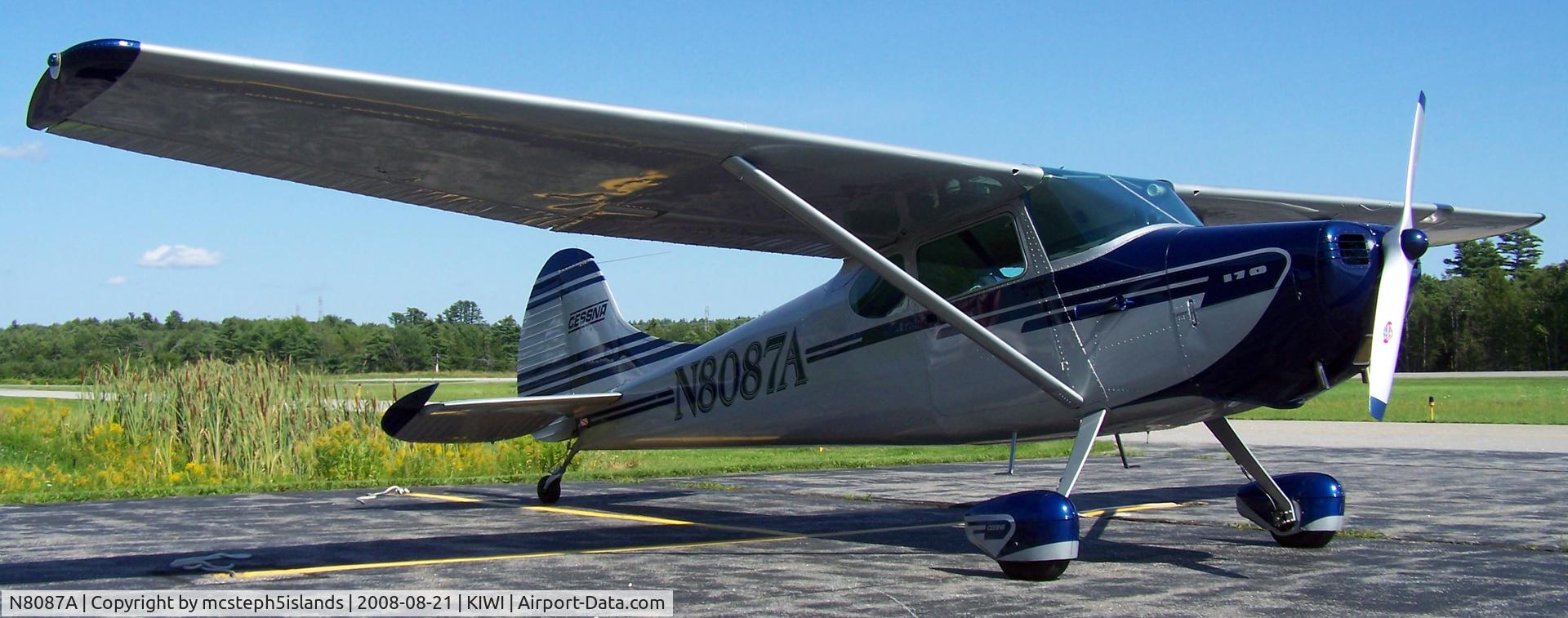 N8087A, 1952 Cessna 170B C/N 20939, Classic styling, well restored, beautiful aircraft
