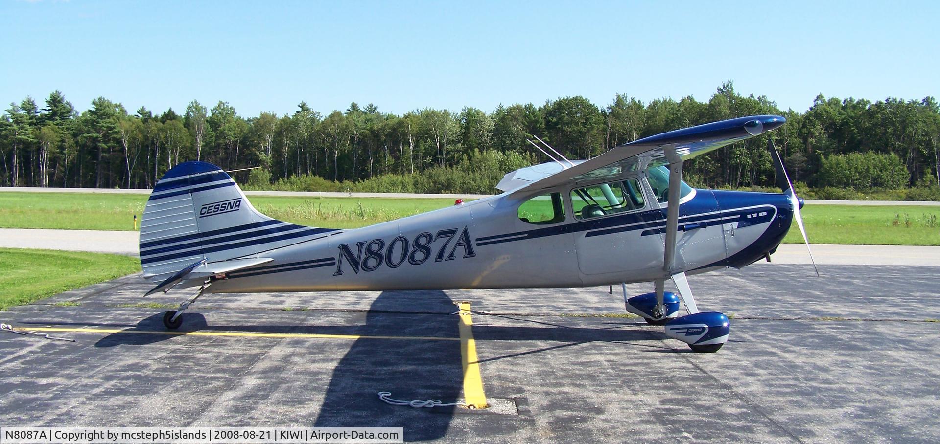 N8087A, 1952 Cessna 170B C/N 20939, Classic styling, well restored, beautiful aircraft