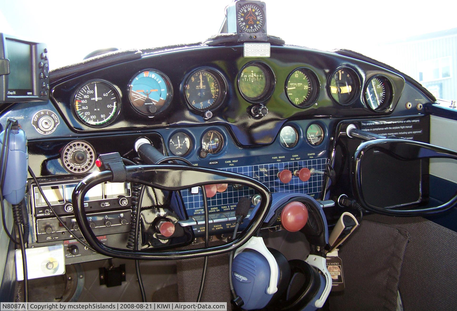 N8087A, 1952 Cessna 170B C/N 20939, Instrument panel