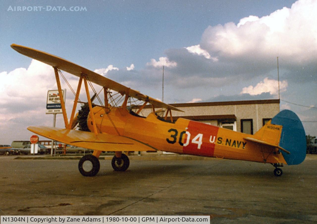 N1304N, 1950 Boeing E75 C/N 75-5380, At Grand Prairie Municipal