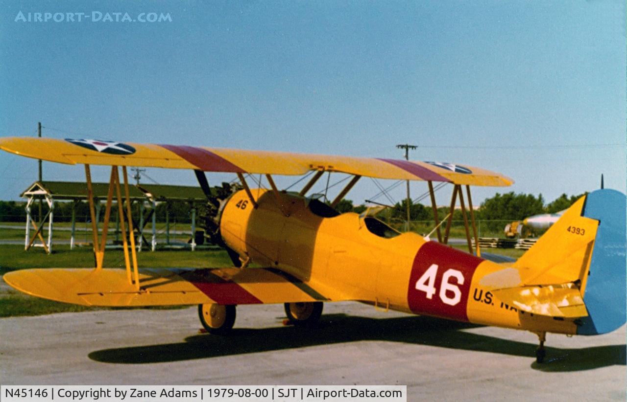 N45146, 1940 Naval Aircraft Factory N3N-3 C/N 4393, At San Angelo, TX