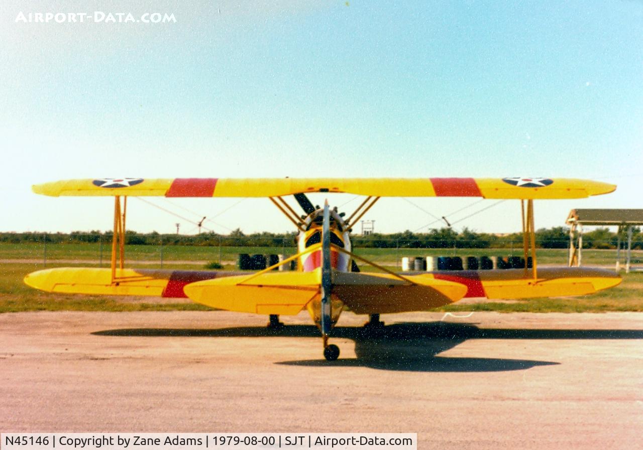 N45146, 1940 Naval Aircraft Factory N3N-3 C/N 4393, At San Angelo, TX