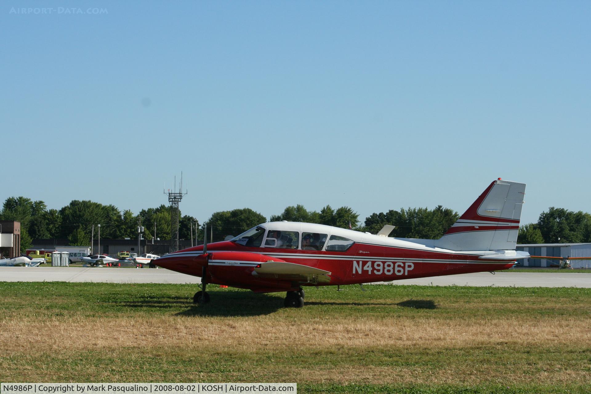 N4986P, 1964 Piper PA-23-235 Apache C/N 27-590, Piper PA-23-235