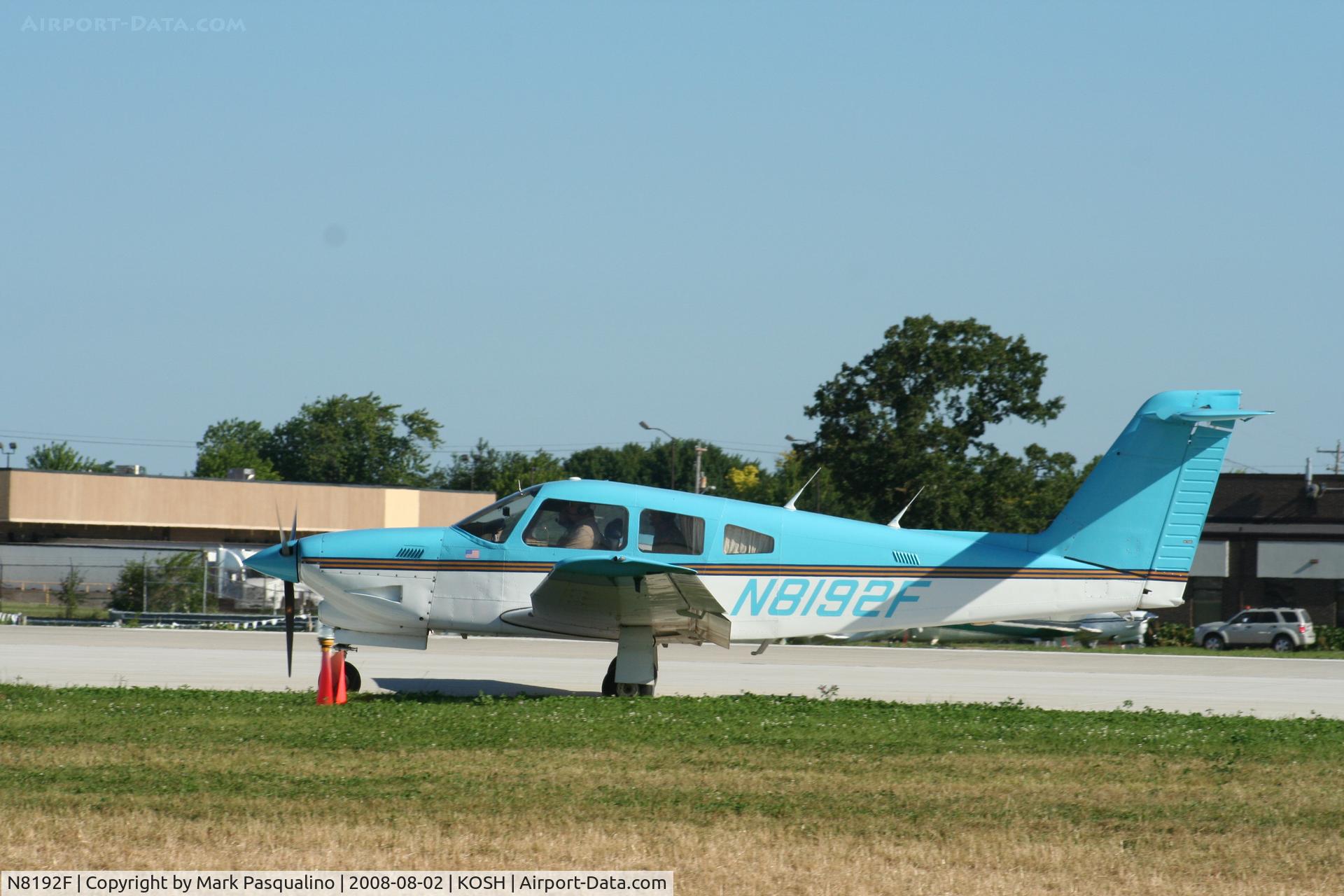 N8192F, 1980 Piper PA-28RT-201T Arrow IV C/N 28R-8031095, Piper PA-28R-201T