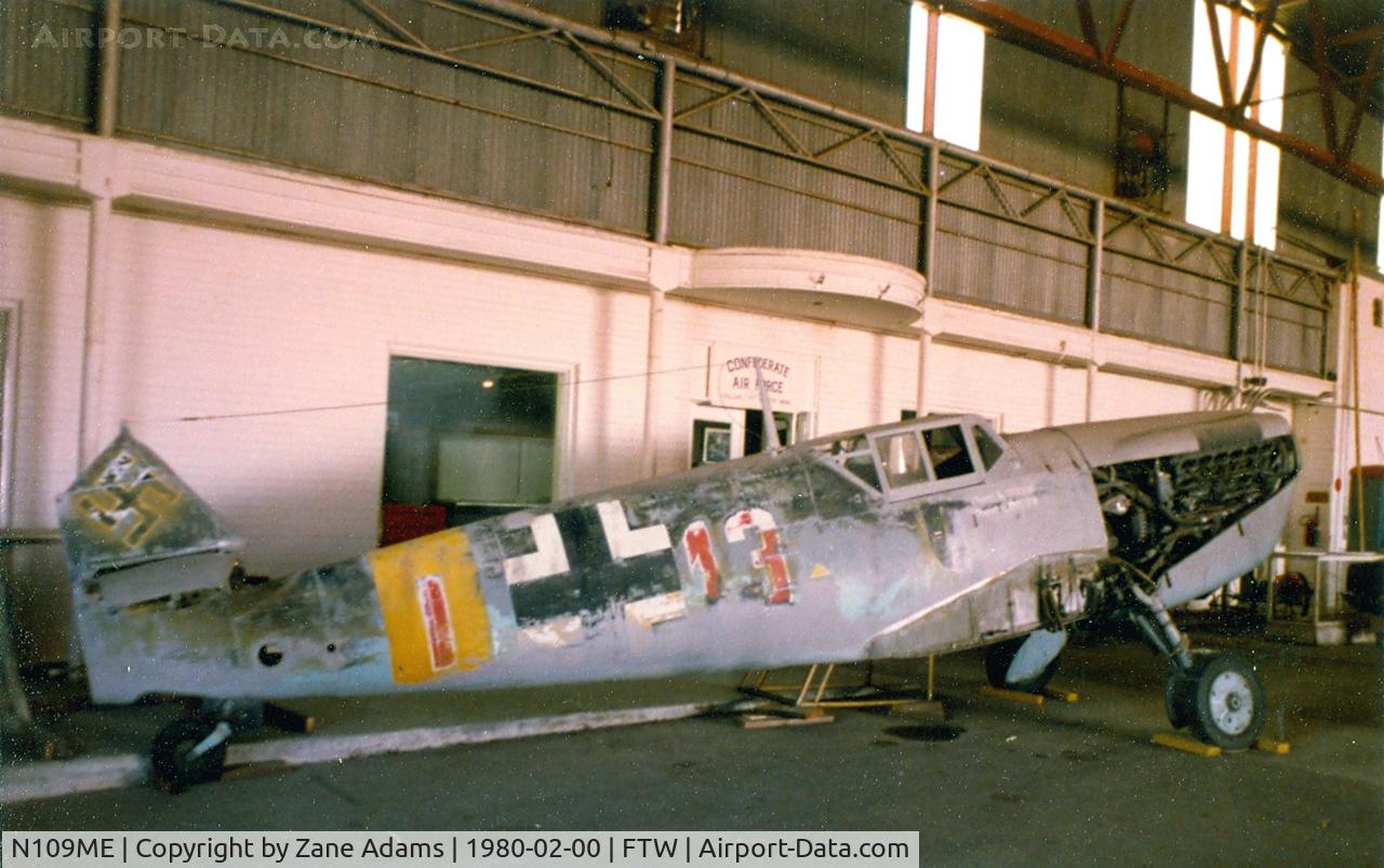 N109ME, Hispano HA-1112-M1L Buchon C/N 67, CAF Buchon (Spanish built Me-109) After returning from Europe for teh movie 