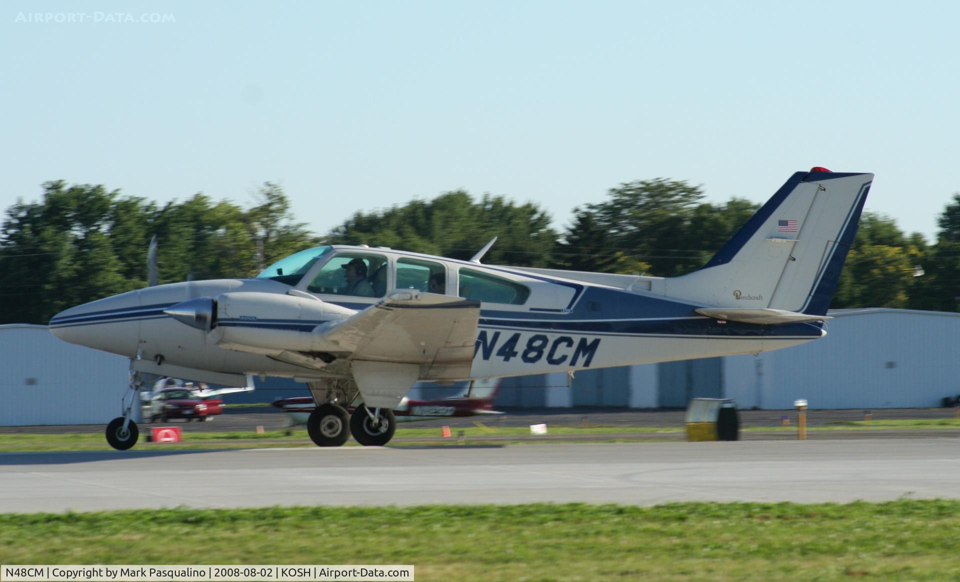 N48CM, 1974 Beech E-55 Baron C/N TE-985, Beech E55