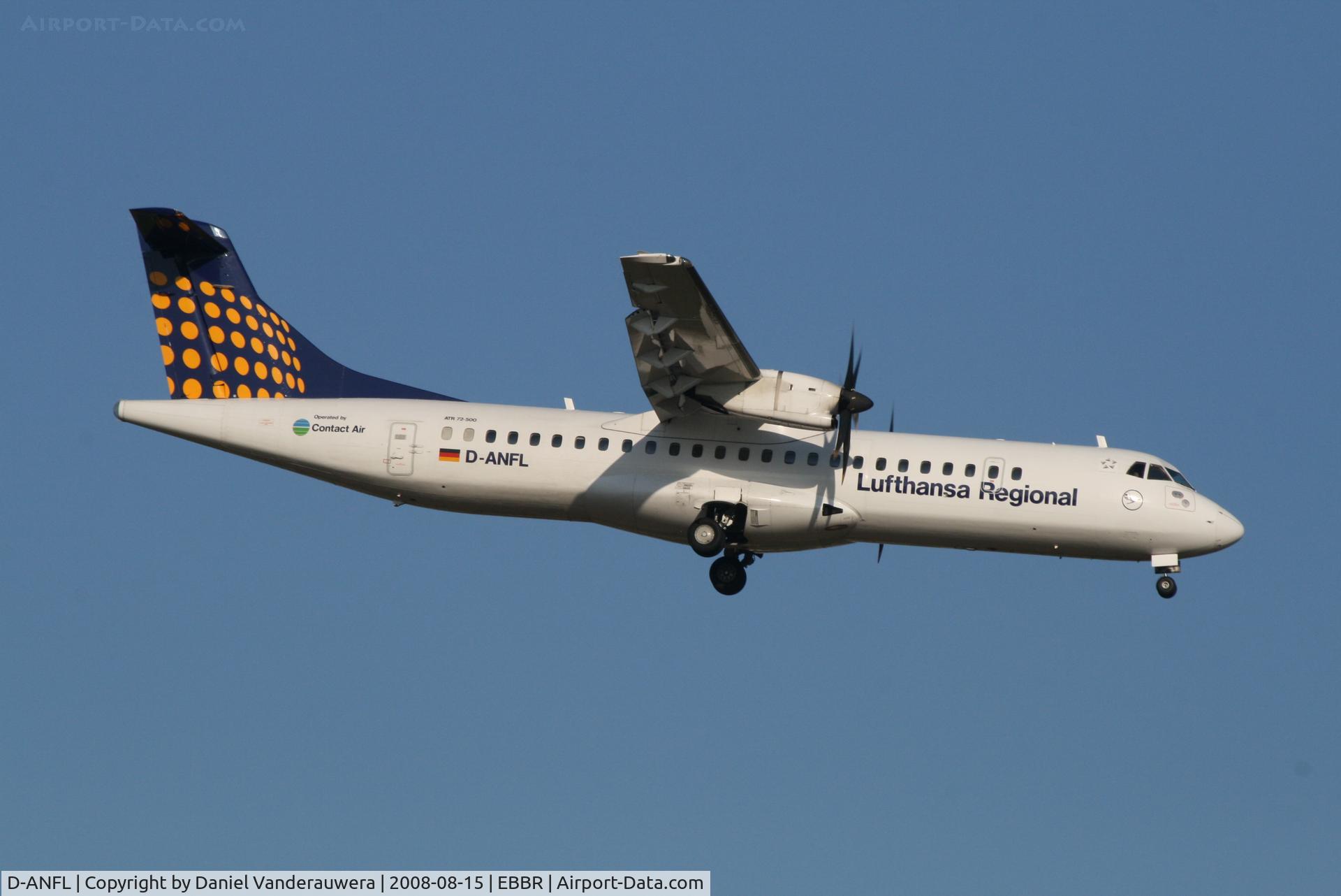 D-ANFL, 2001 ATR 72-212A C/N 668, arrival of flight LH4650 to rwy 02