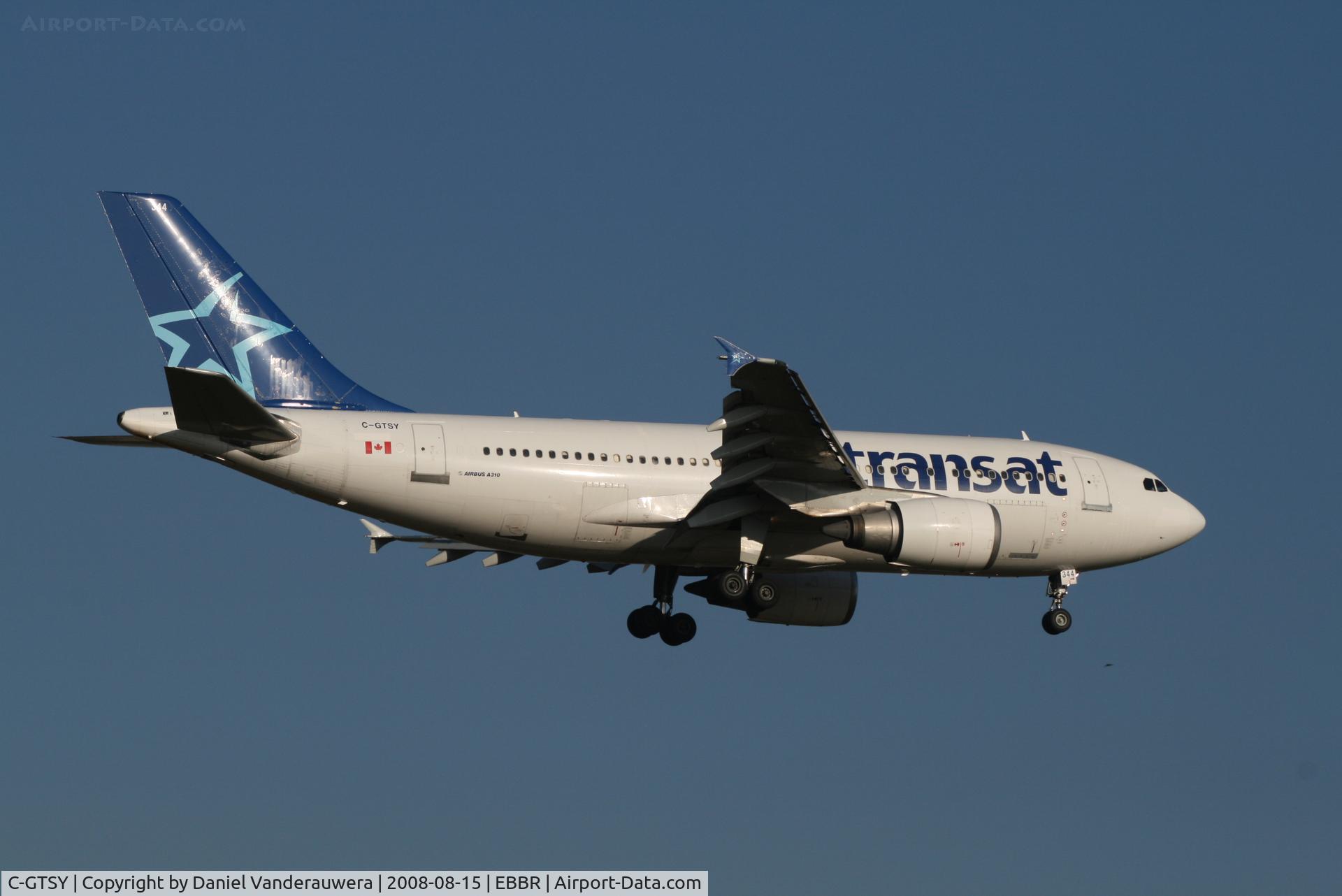 C-GTSY, 1988 Airbus A310-304 C/N 447, descending to rwy 02