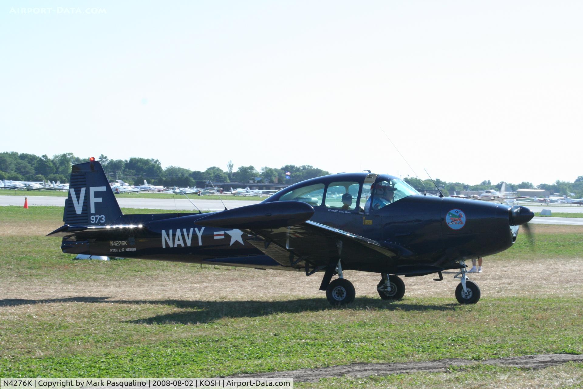 N4276K, 1948 Ryan Navion C/N NAV-4-1276, Navion