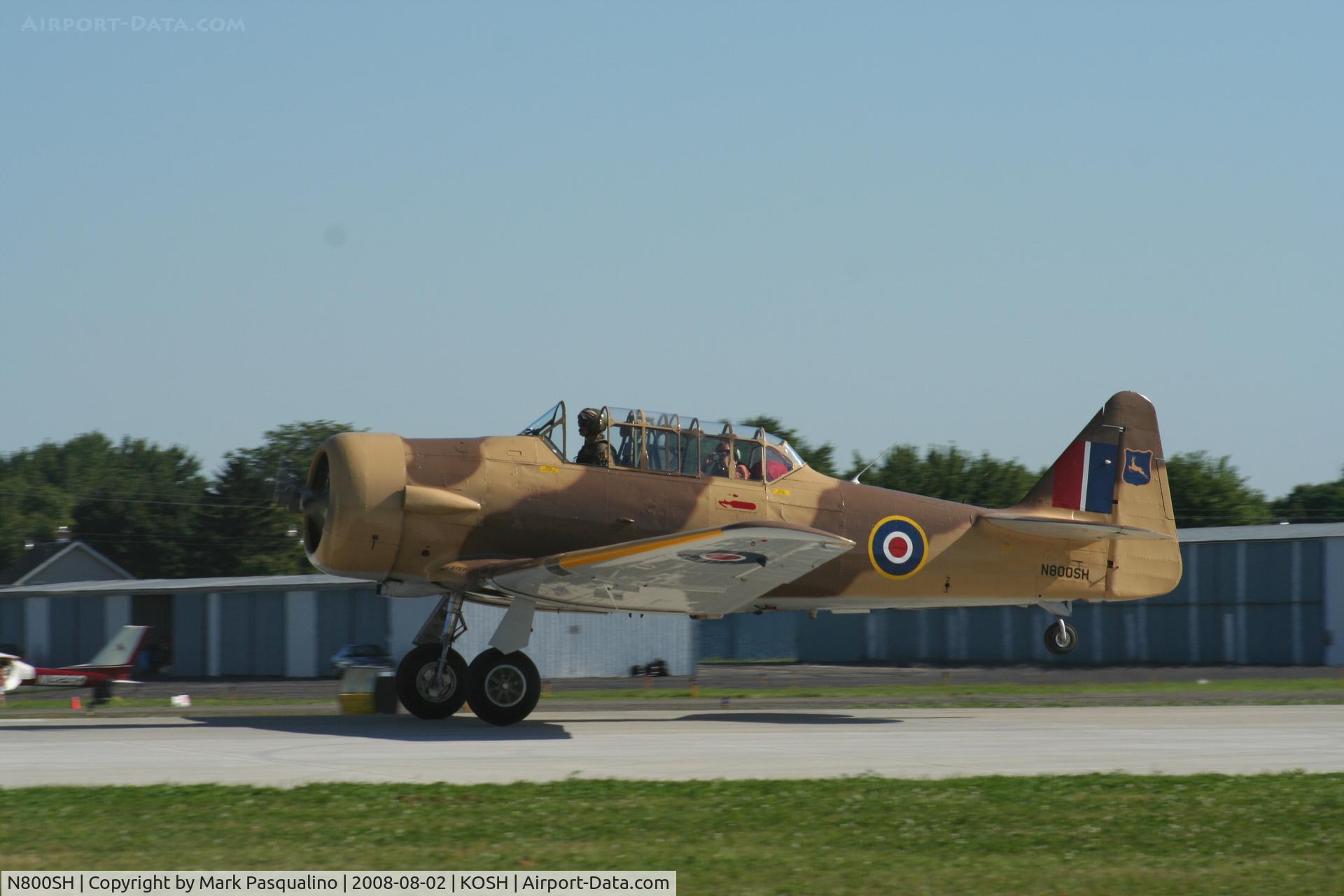N800SH, 1943 North American AT-6D C/N 8814945, North American AT-6D