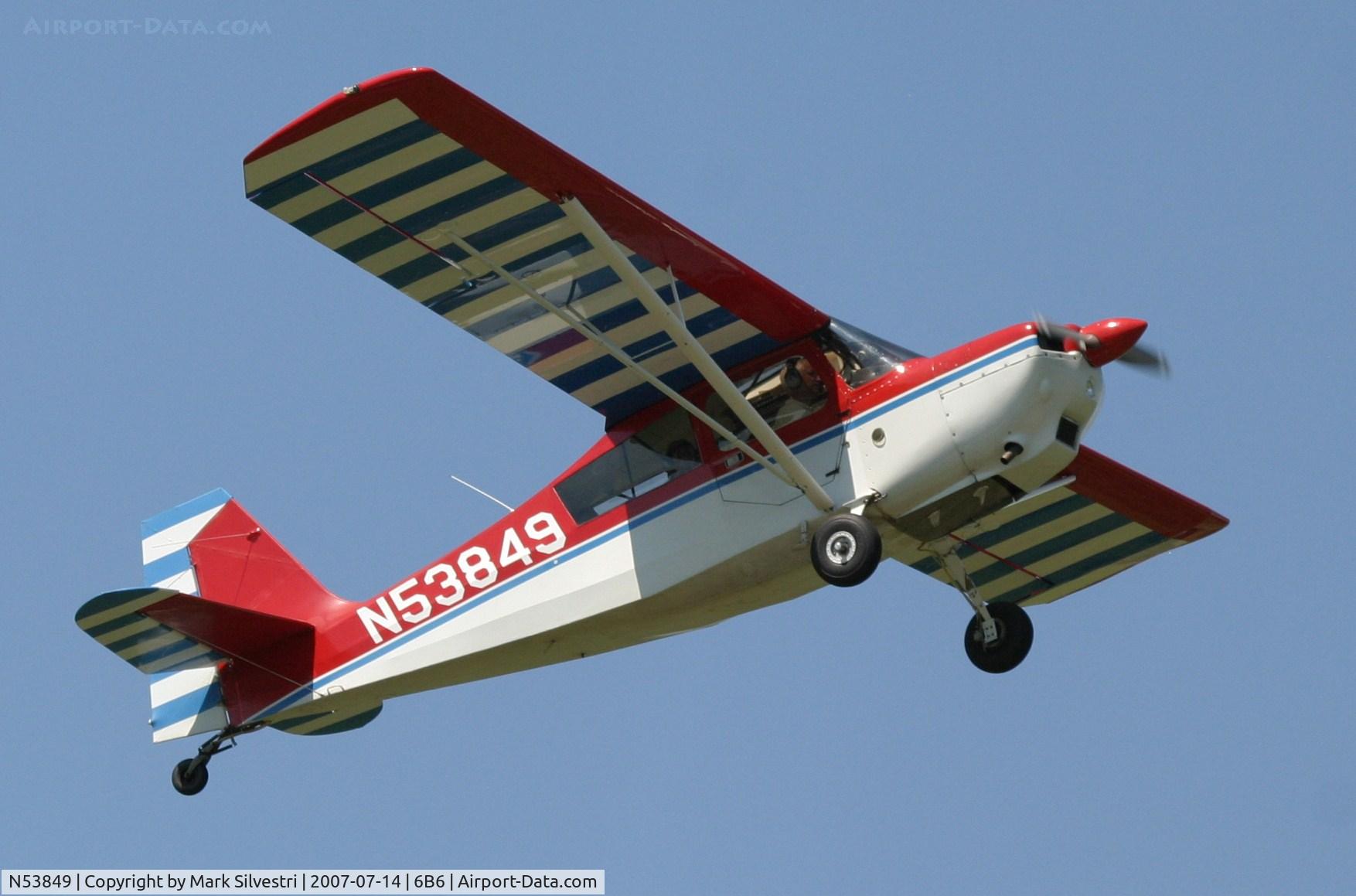 N53849, 1975 Bellanca 7GCAA C/N 324-76, Stow, MA - Young Eagle Flight