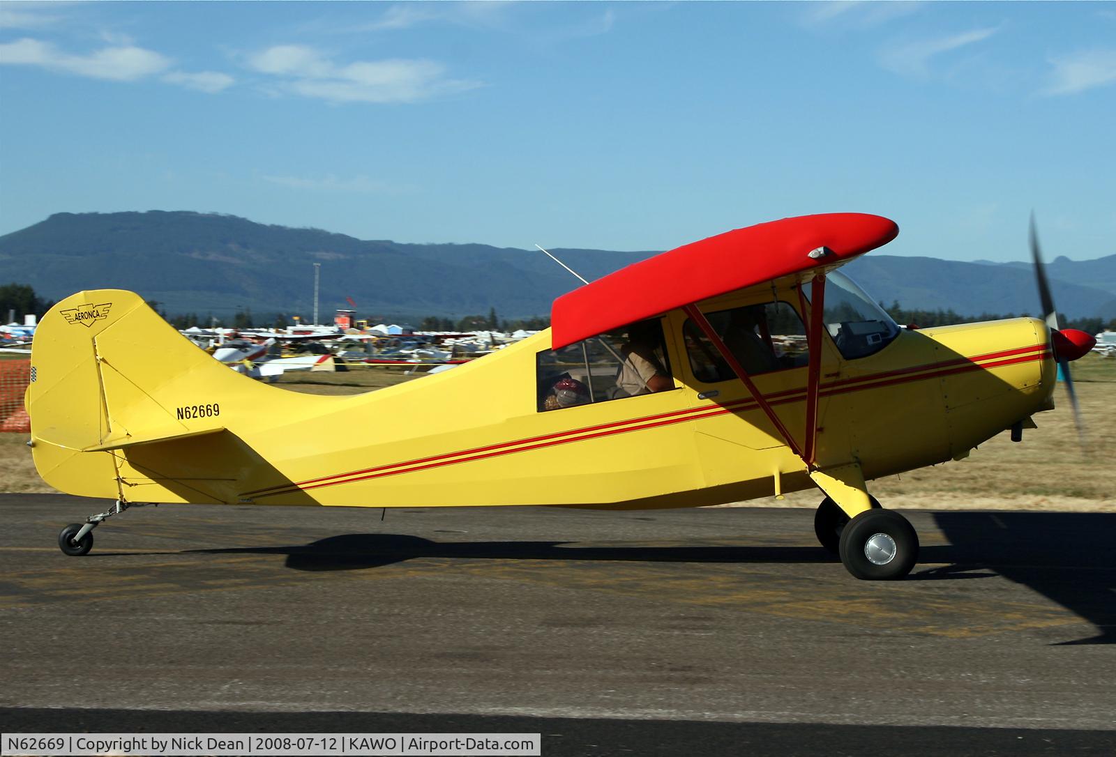 N62669, 1946 Aeronca 7AC Champion C/N 7AC-1078, Arlington fly in 2008