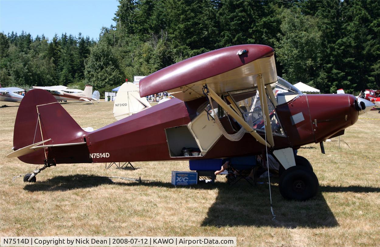 N7514D, 1957 Piper PA-22-150 C/N 22-5242, Arlington fly in 2008