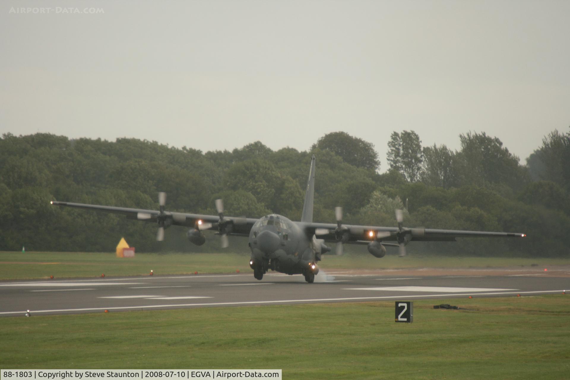 88-1803, 1988 Lockheed MC-130H Combat Talon II C/N 382-5173, Taken at the Royal International Air Tattoo 2008 during arrivals and departures (show days cancelled due to bad weather)