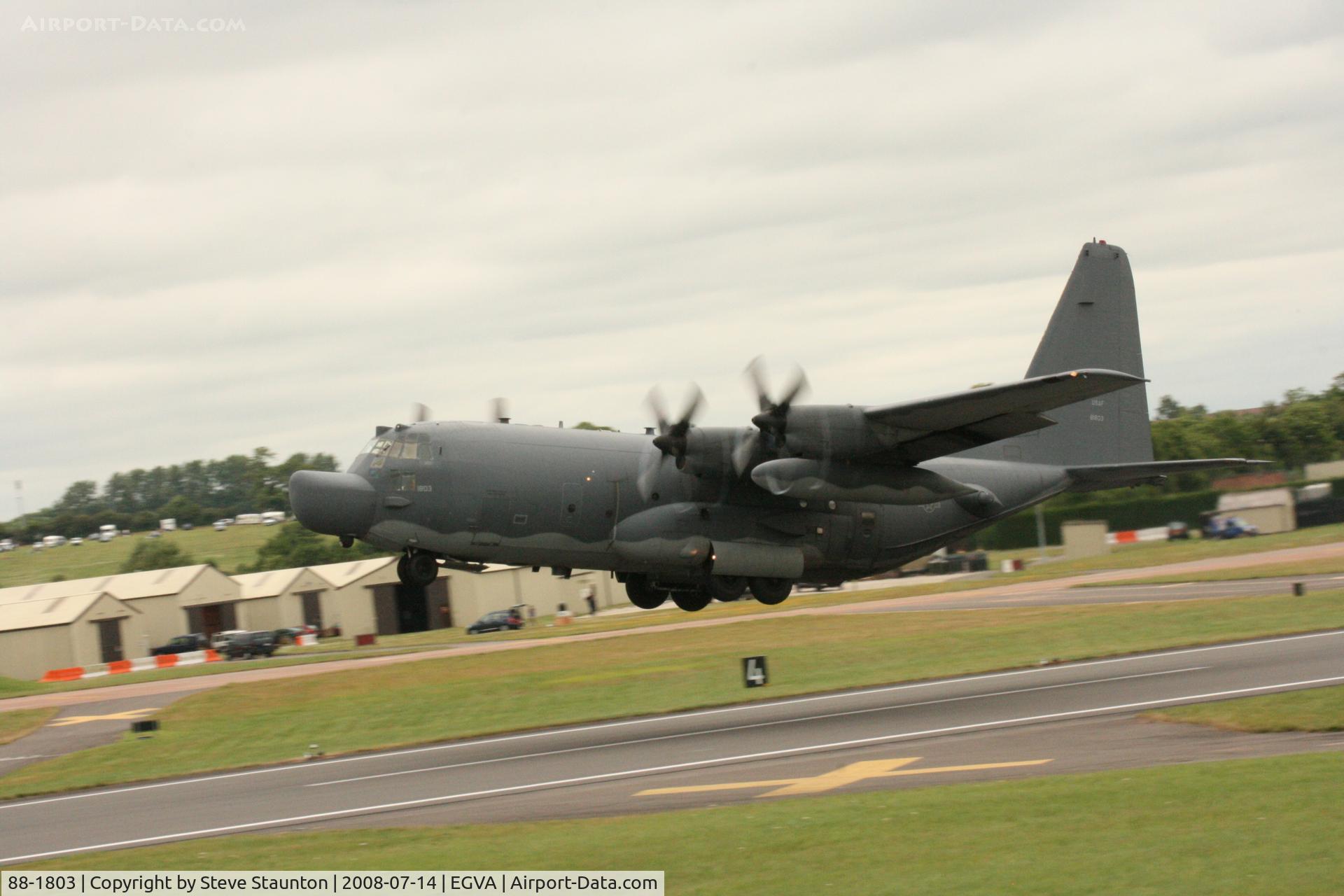 88-1803, 1988 Lockheed MC-130H Combat Talon II C/N 382-5173, Taken at the Royal International Air Tattoo 2008 during arrivals and departures (show days cancelled due to bad weather)