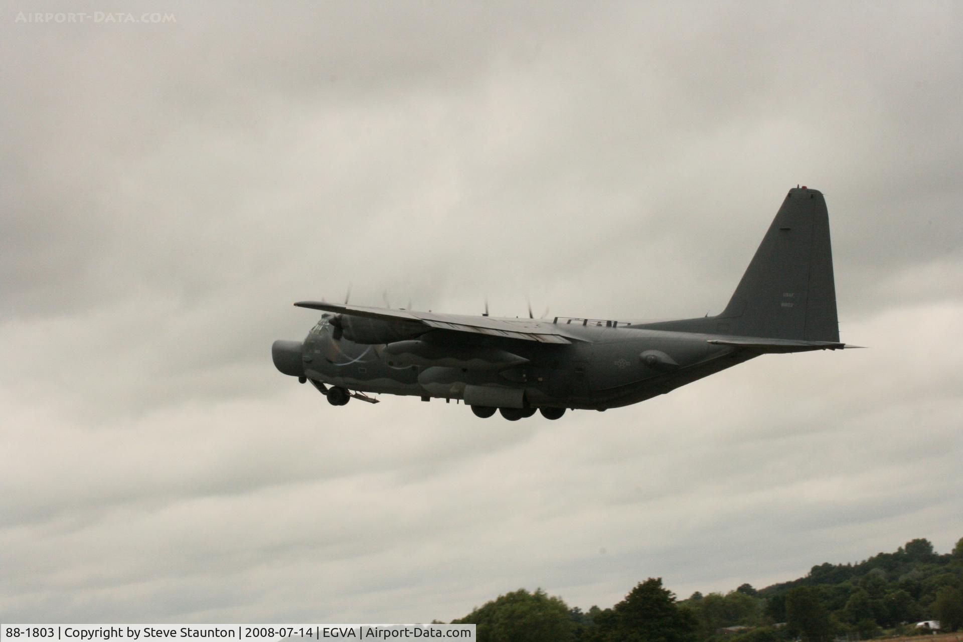 88-1803, 1988 Lockheed MC-130H Combat Talon II C/N 382-5173, Taken at the Royal International Air Tattoo 2008 during arrivals and departures (show days cancelled due to bad weather)
