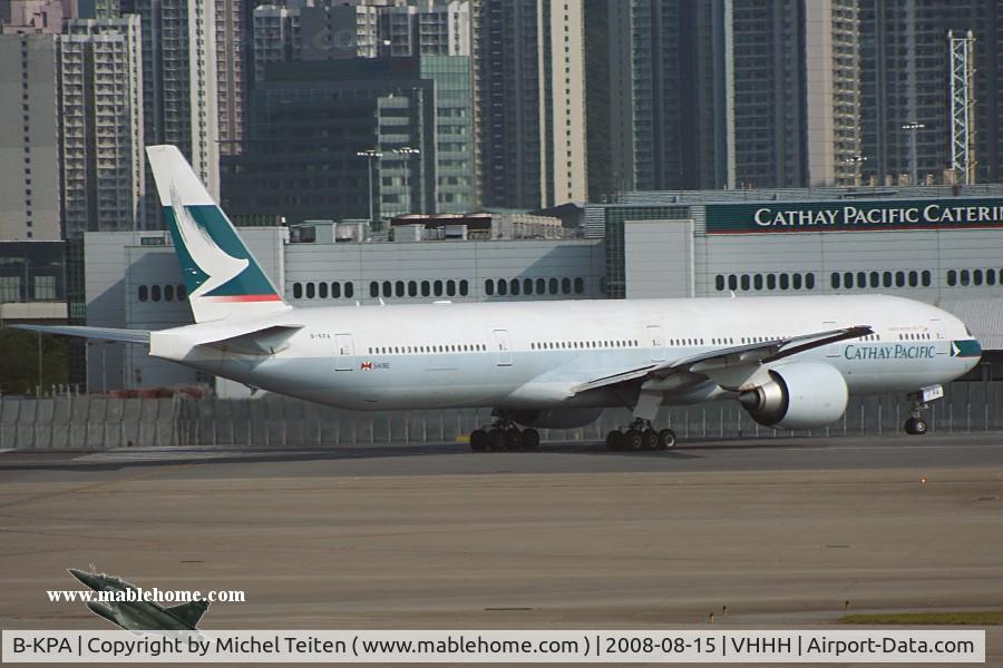 B-KPA, 2007 Boeing 777-367/ER C/N 36154, Cathay Pacific