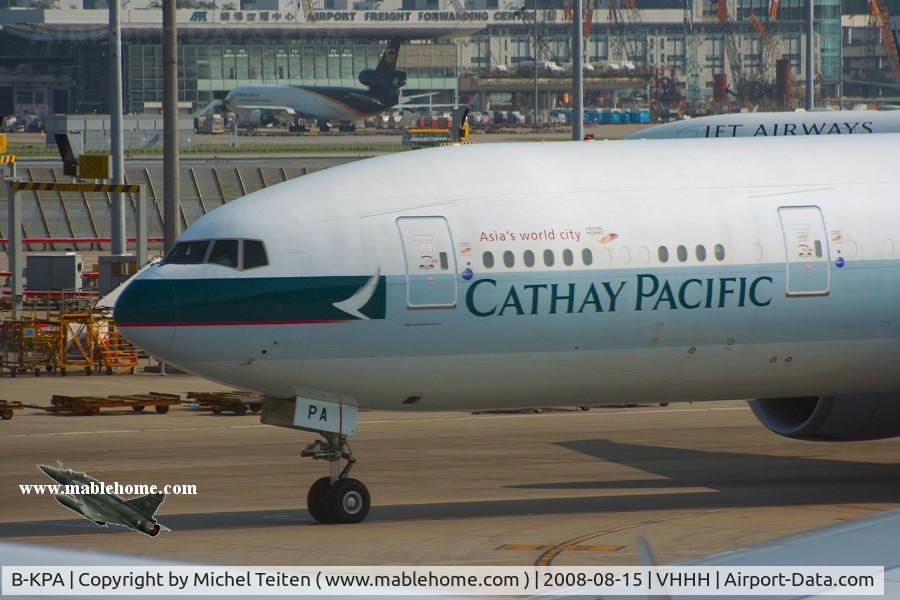 B-KPA, 2007 Boeing 777-367/ER C/N 36154, Cathay Pacific