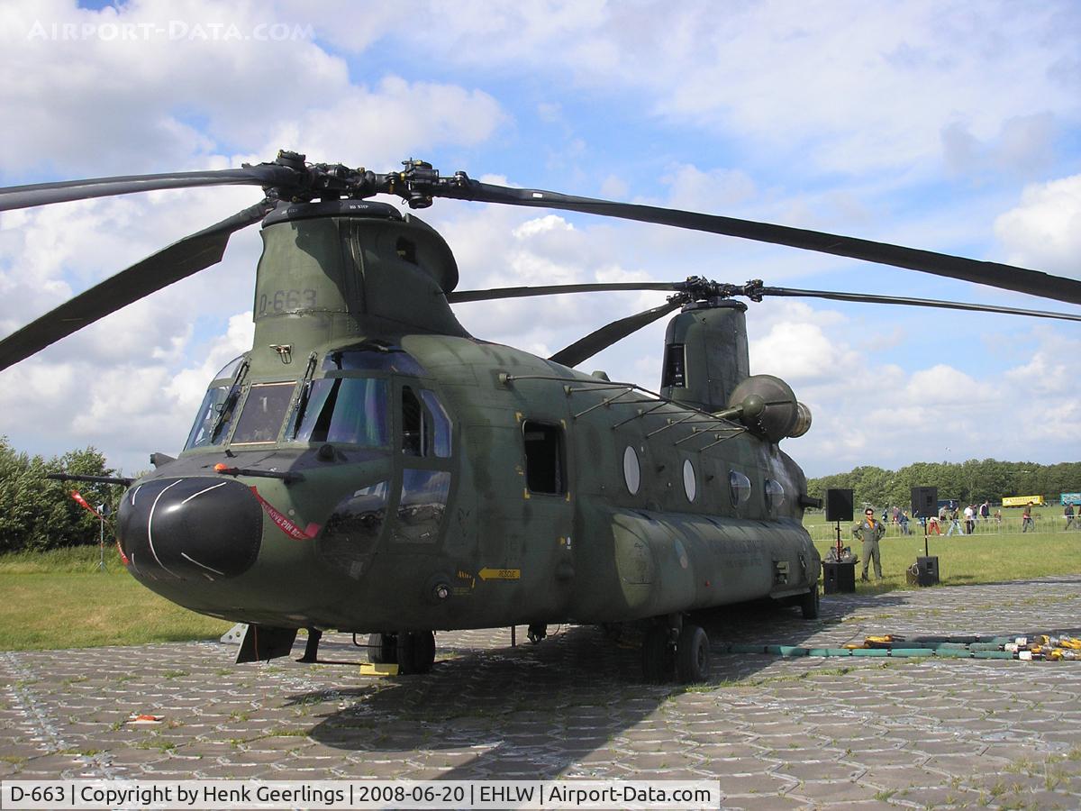 D-663, Boeing CH-47D Chinook C/N M.3663/NL-003, Dutch AF Openday , Leeuwarden AFB