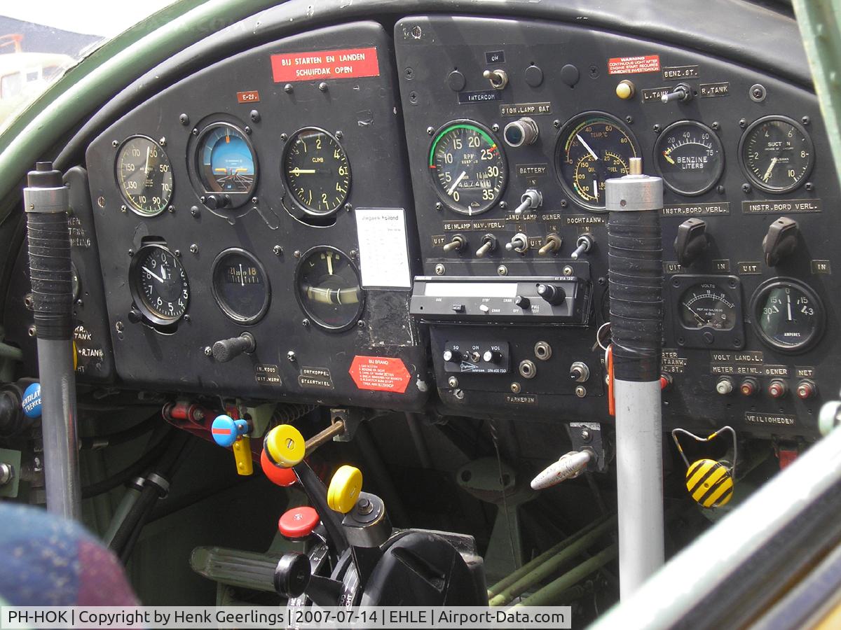 PH-HOK, 1952 Fokker S.11-1 Instructor C/N 6272, Cockpit Fokker S-11