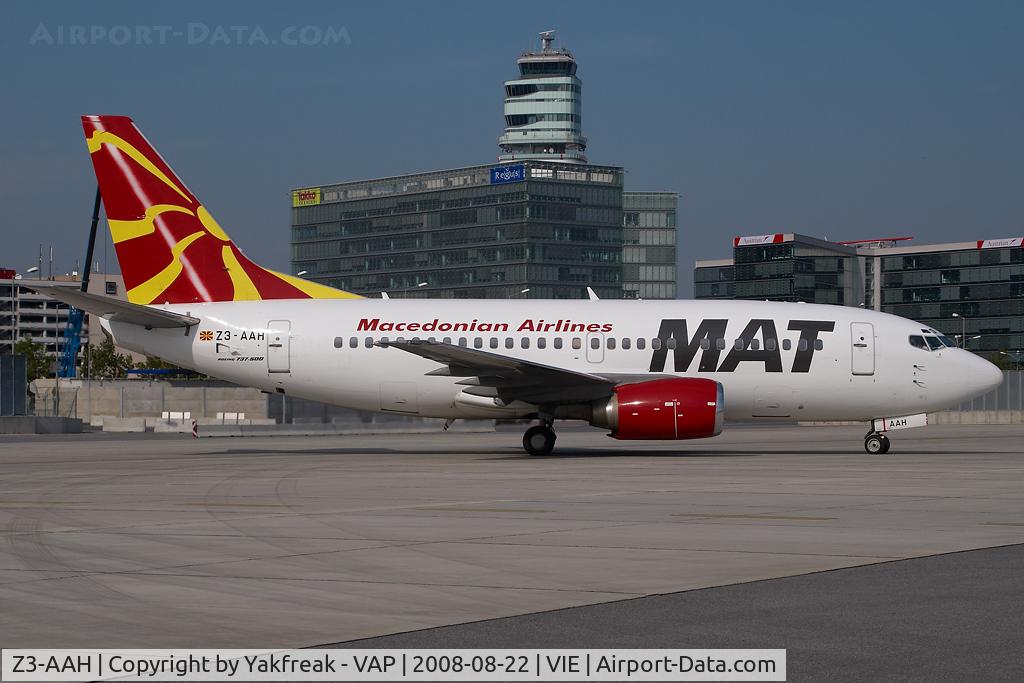 Z3-AAH, 1991 Boeing 737-529 C/N 25249, Macedonian Airlines Boeing 737-500