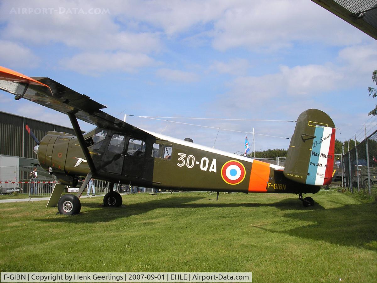 F-GIBN, Max Holste MH-1521M Broussard C/N 317, Aviodrome - Lelystad