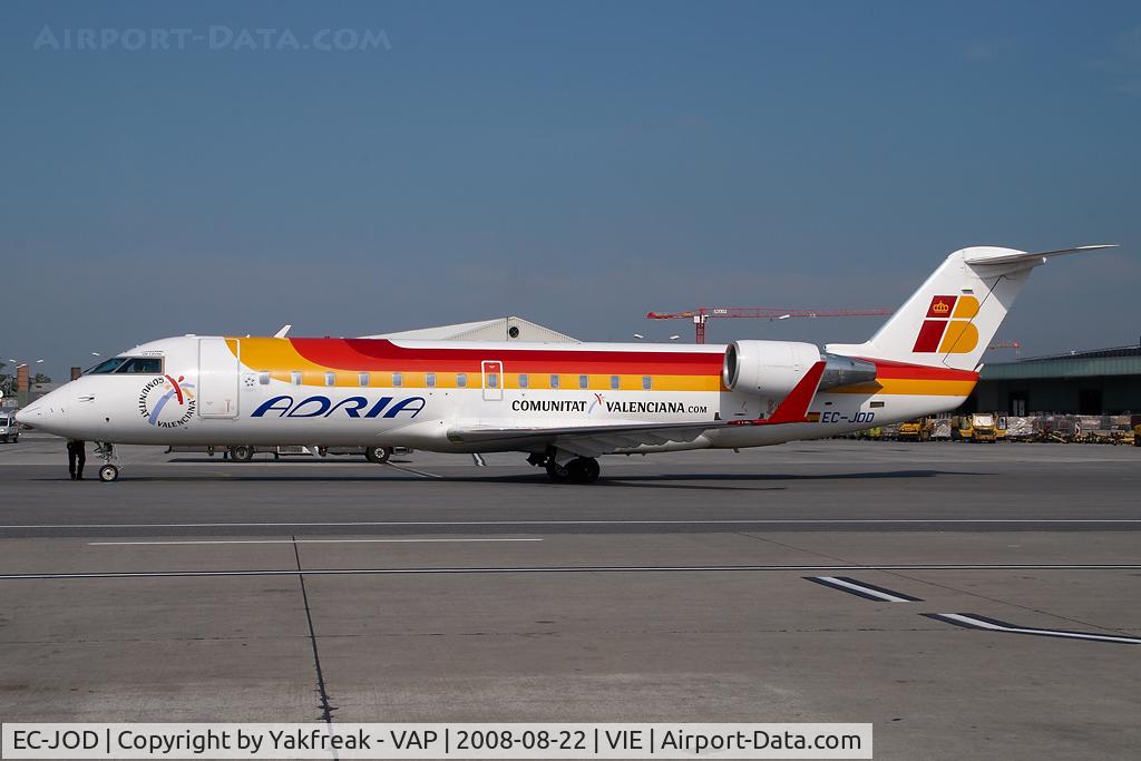 EC-JOD, 2006 Bombardier CRJ-200ER (CL-600-2B19) C/N 8061, Adria Airways Regionaljet
