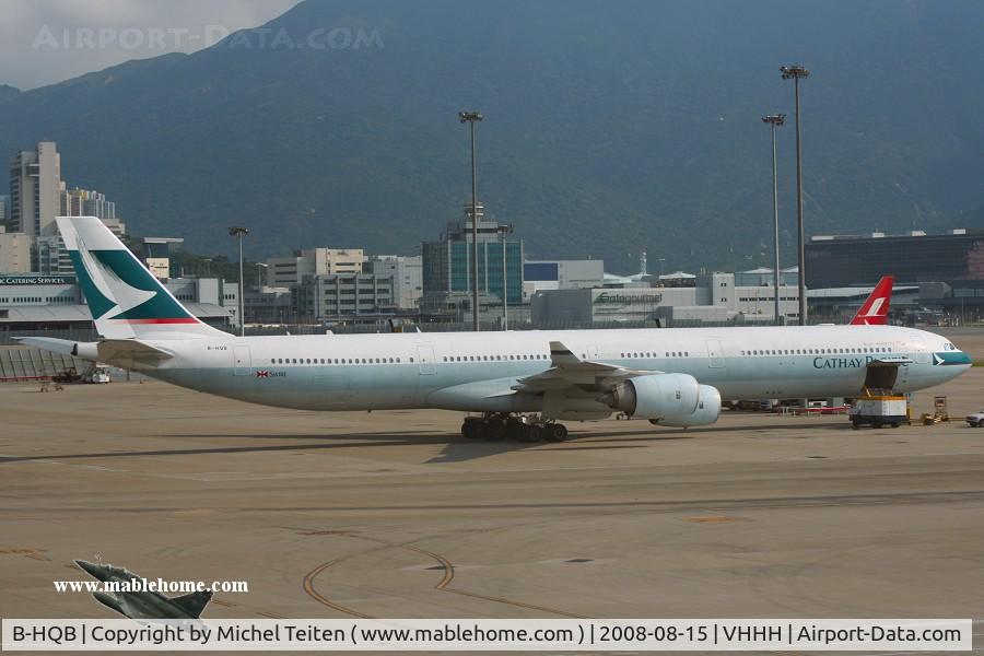 B-HQB, 2002 Airbus A340-642 C/N 453, Cathay Pacific