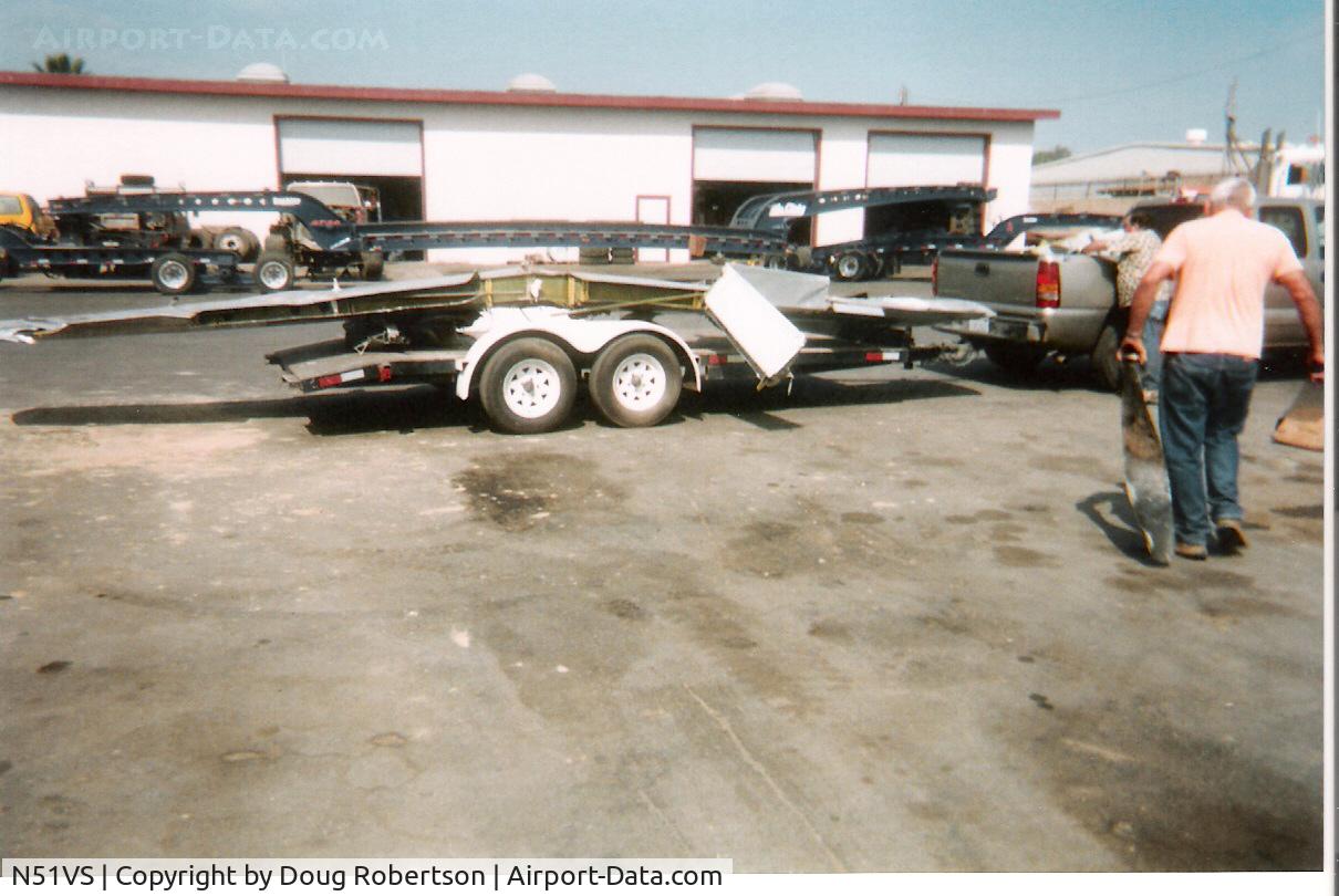 N51VS, 2004 North American S51D C/N 162, Crash Wreckage photo courtesy Mark Schroeder