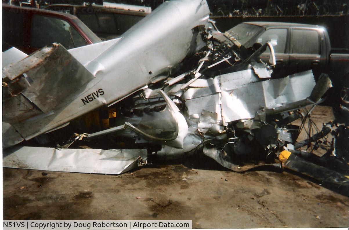 N51VS, 2004 North American S51D C/N 162, Crash Wreckage photo courtesy Mark Schroeder