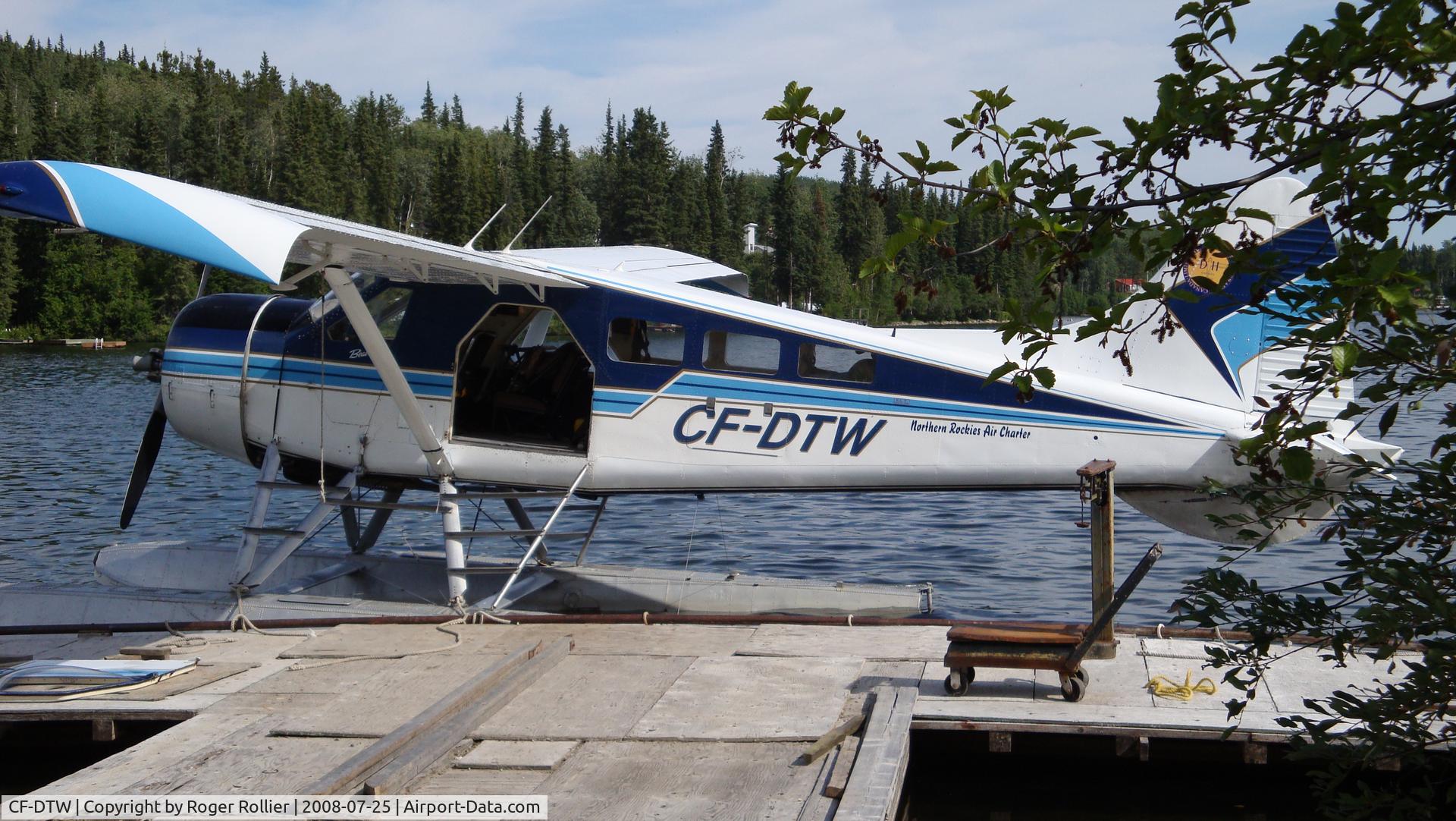 CF-DTW, 1954 De Havilland Canada DHC-2 Beaver Mk.1 C/N 732, DCH-2 Beaver
