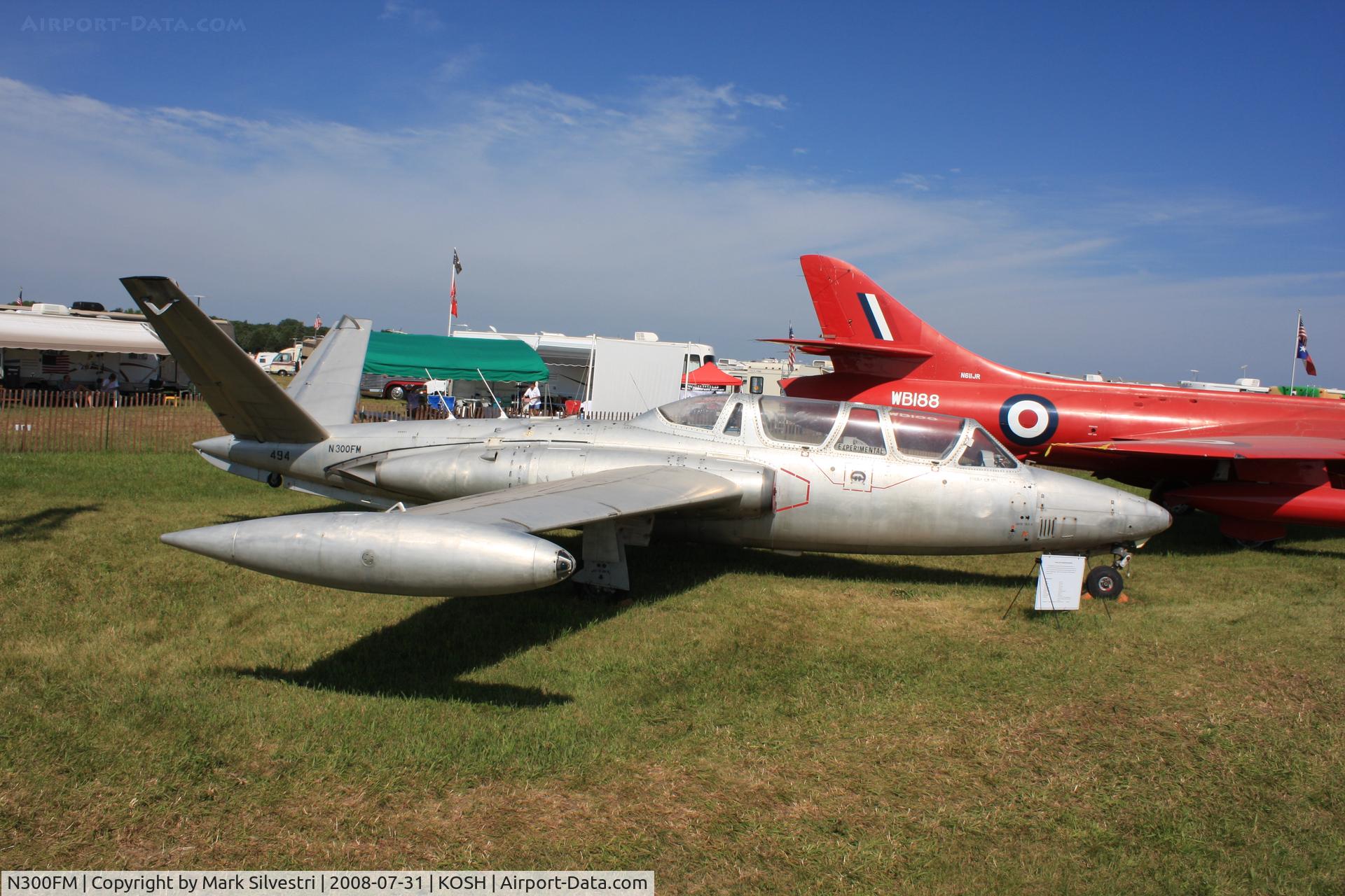 N300FM, Fouga CM-170R Magister C/N 494, Oshkosh 2008