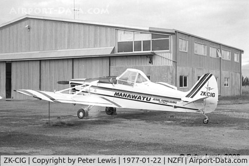 ZK-CIG, Piper PA-25-235 Pawnee C/N 25-3012, Manawatu ATD Co.Ltd., Feilding