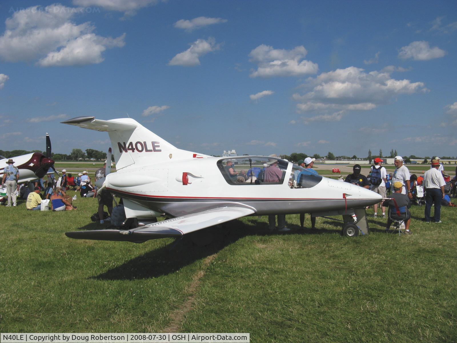 N40LE, Prescott Aeronautical Pusher C/N 032, Sindberg PRESCOTT PUSHER, Lycoming O-540 upgrade from design 180 Hp
