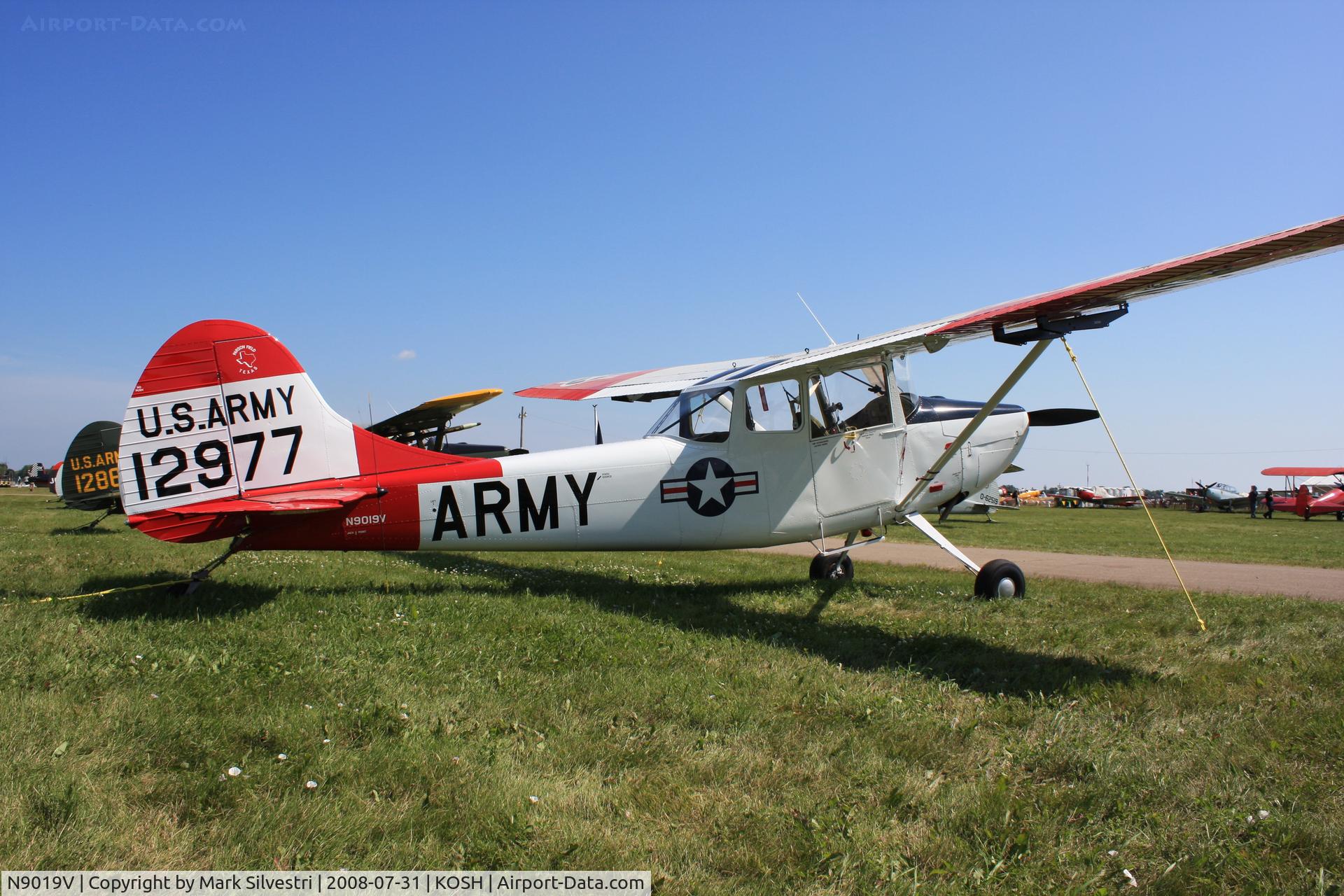 N9019V, 1962 Cessna O-1E Bird Dog C/N 305M-0023, Oshkosh 2008