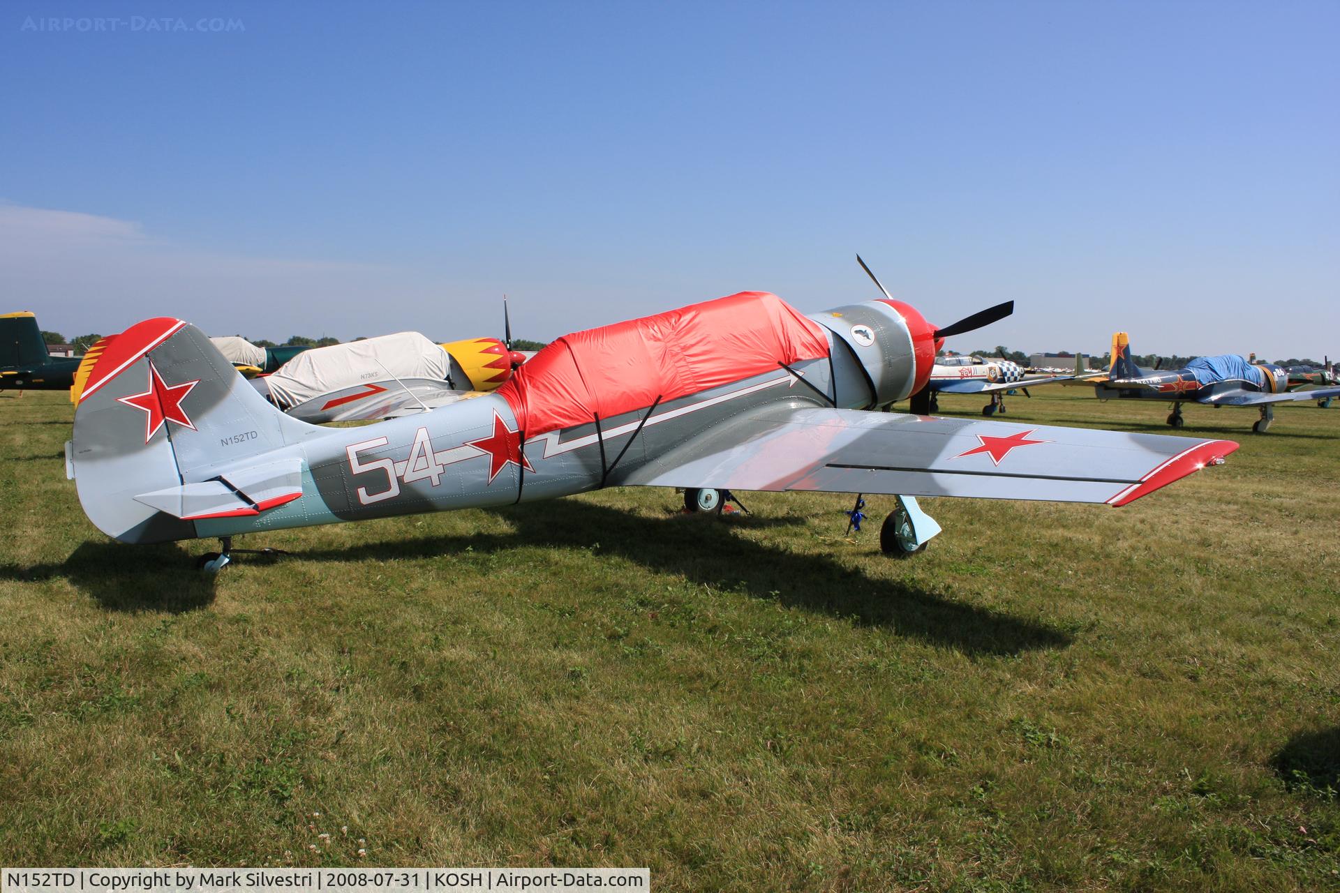 N152TD, 1984 Yakovlev (Aerostar) Yak-52TD C/N 844103, Oshkosh 2008